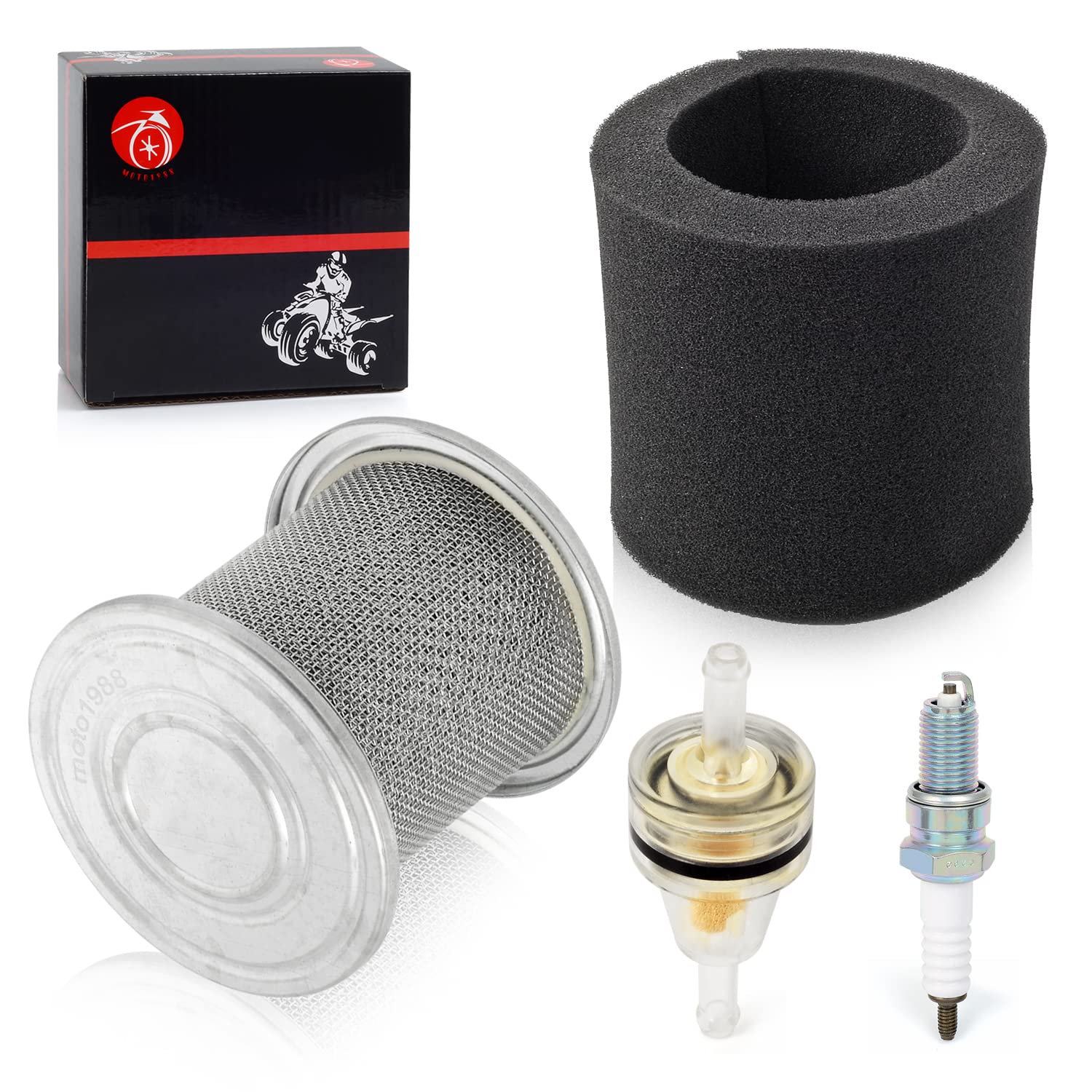 Air Filter Holder Kit Spark Plug For Honda Xr80 Xr100 R Crf80 Crf100 F Trx90 17212-Kj2-003