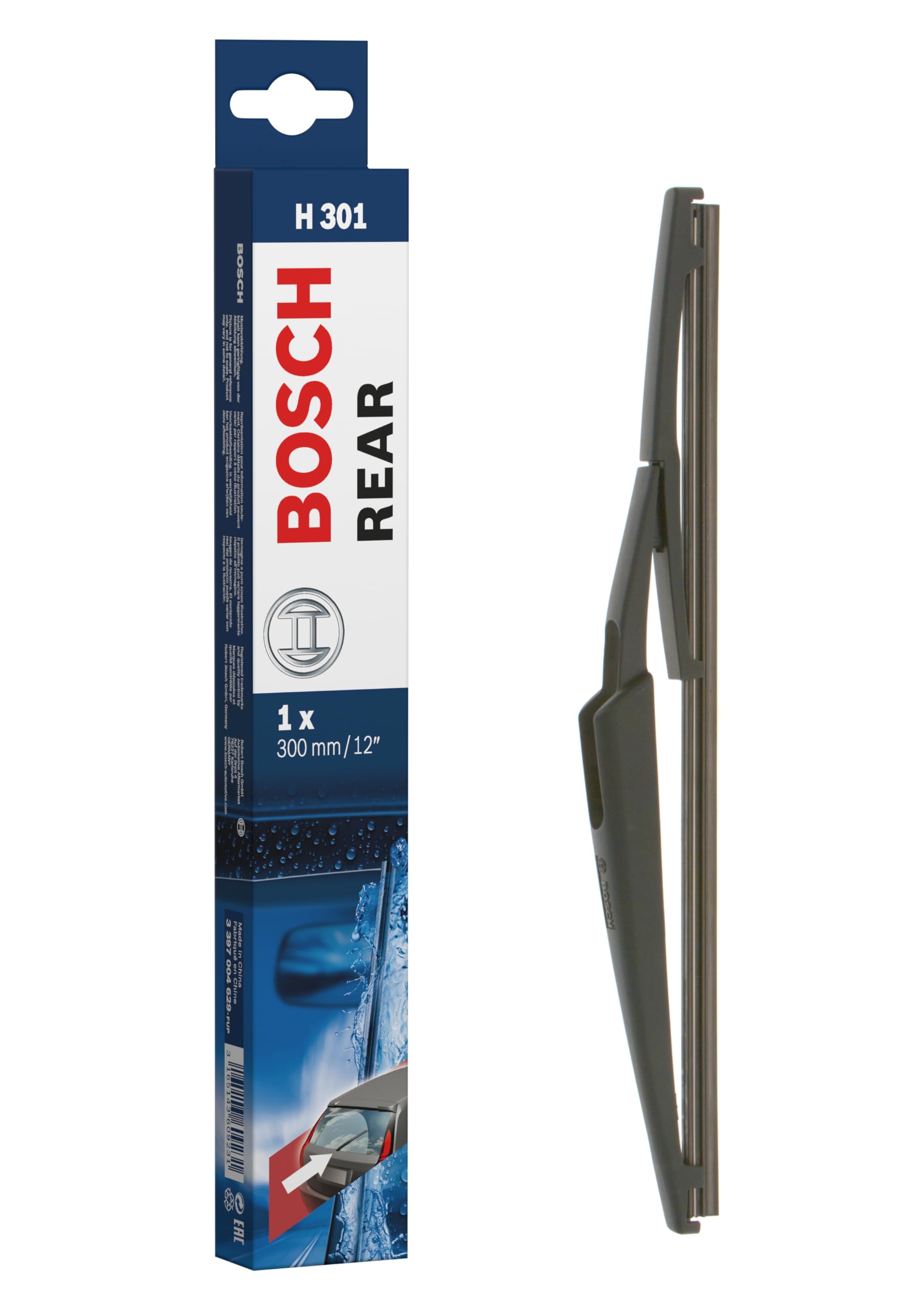Bosch H301 Rear Wiper Blade; 12' - Single