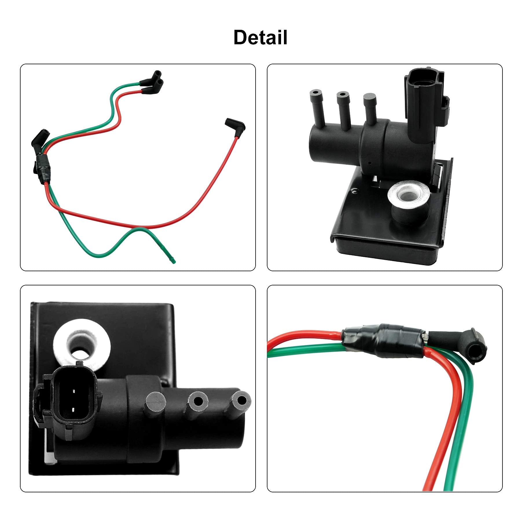 Turbo Emission Vacuum Harness Connection Line And Wastegate Boost Solenoid Fits For Ford F250 F350 F450 F550 Super Duty 1999-200
