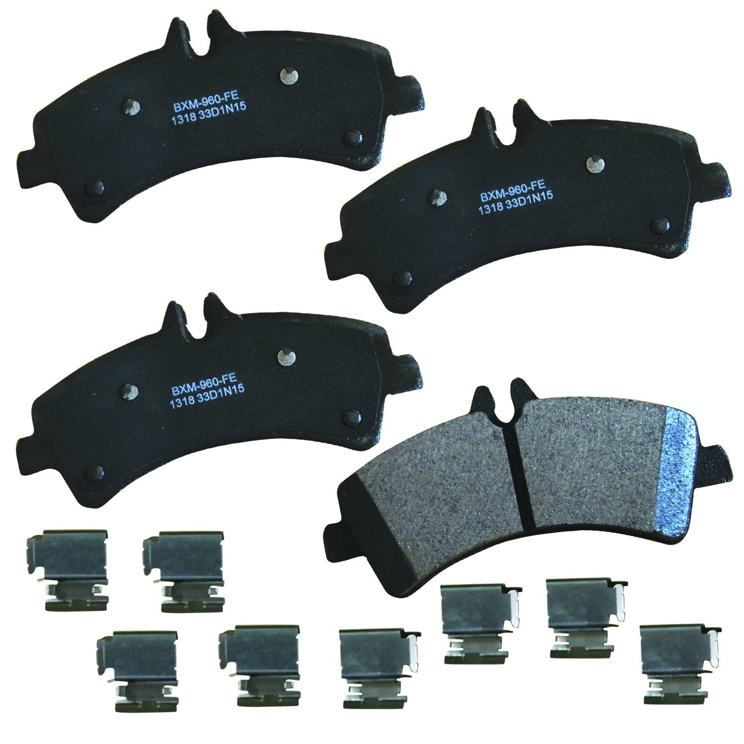 Bendix Premium Sbm1318 Semi-Metallic Rear Brake Pads For Select Models Dodge Sprinter 3500, Freightliner Mercedes-Benz Sprinter,