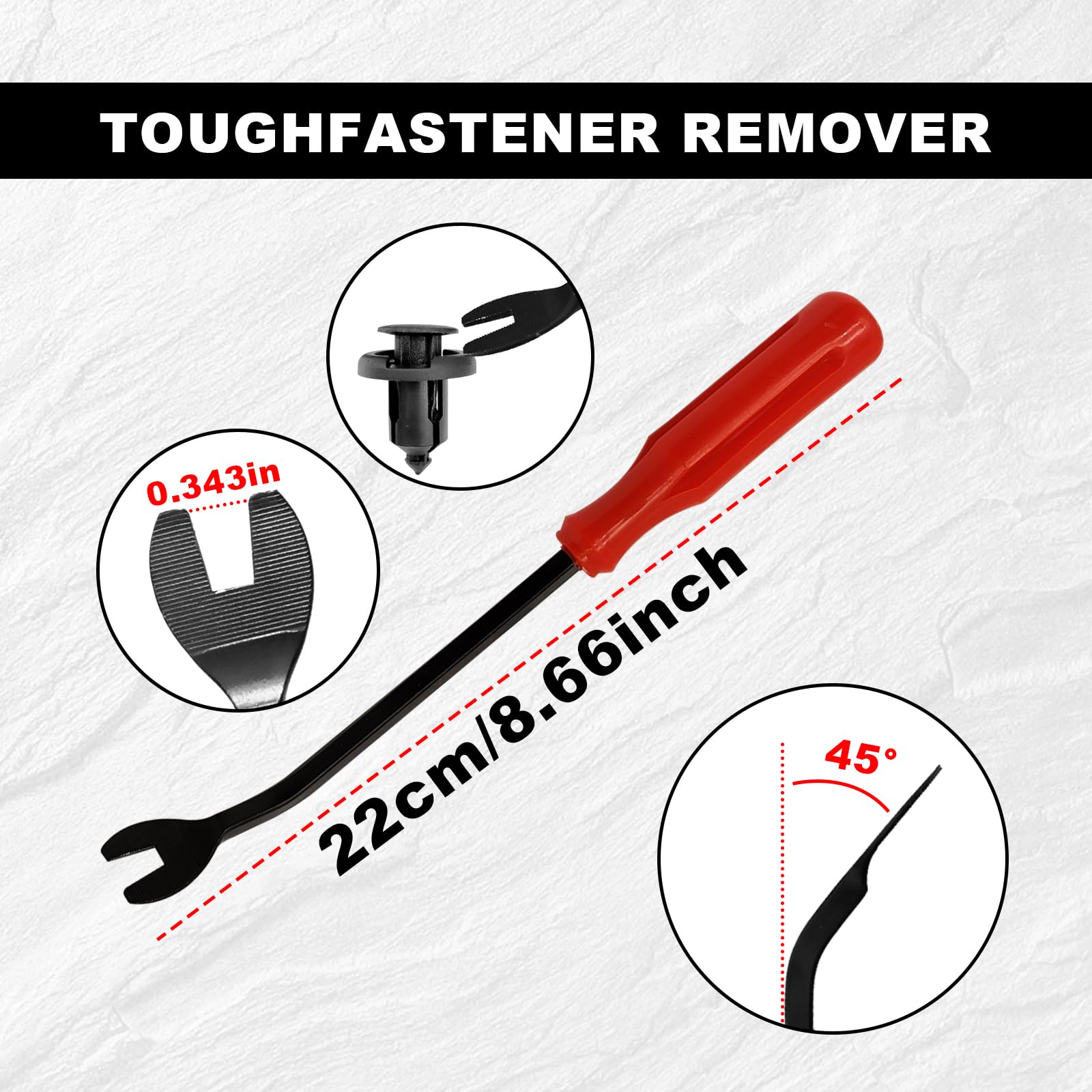 240pcs Car Plastic Push Pin Rivet Fasteners, Car Retainer Clips Plastic Fasteners Kit with Remover Tool, Assortment Universal Re