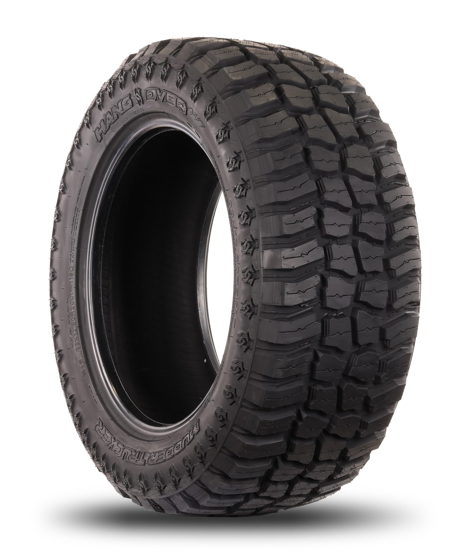 4 New Mudder Trucker Hang Over 33x12.50r20 M/T Mud Tire 33 12.50 20