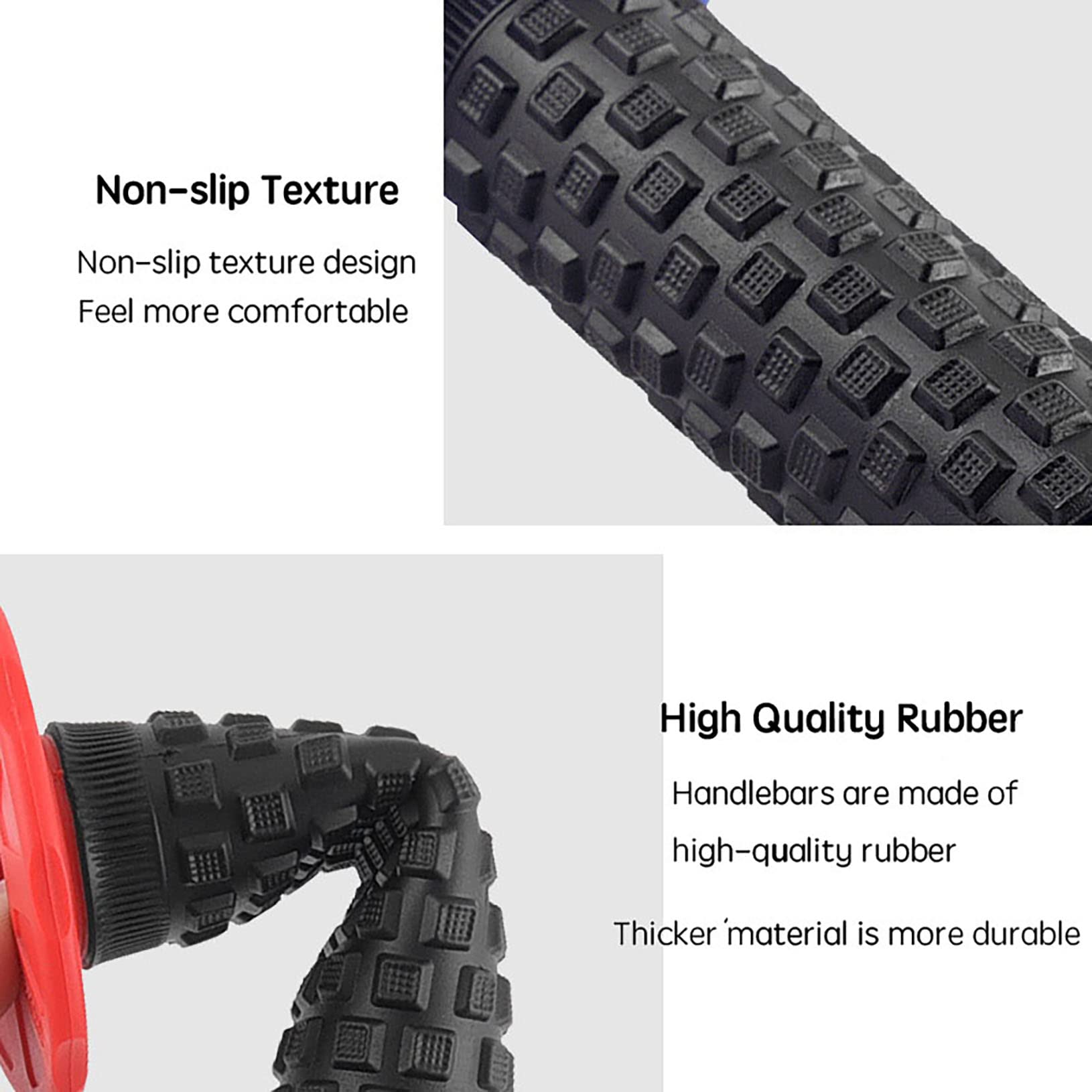 Hjsiutv Universal 7/8 Inch Motorcycle Hand Grips Cover Protectors Dirt Bike Throttle Bar Grip Compatible With Kawasaki Kx60 Kx12