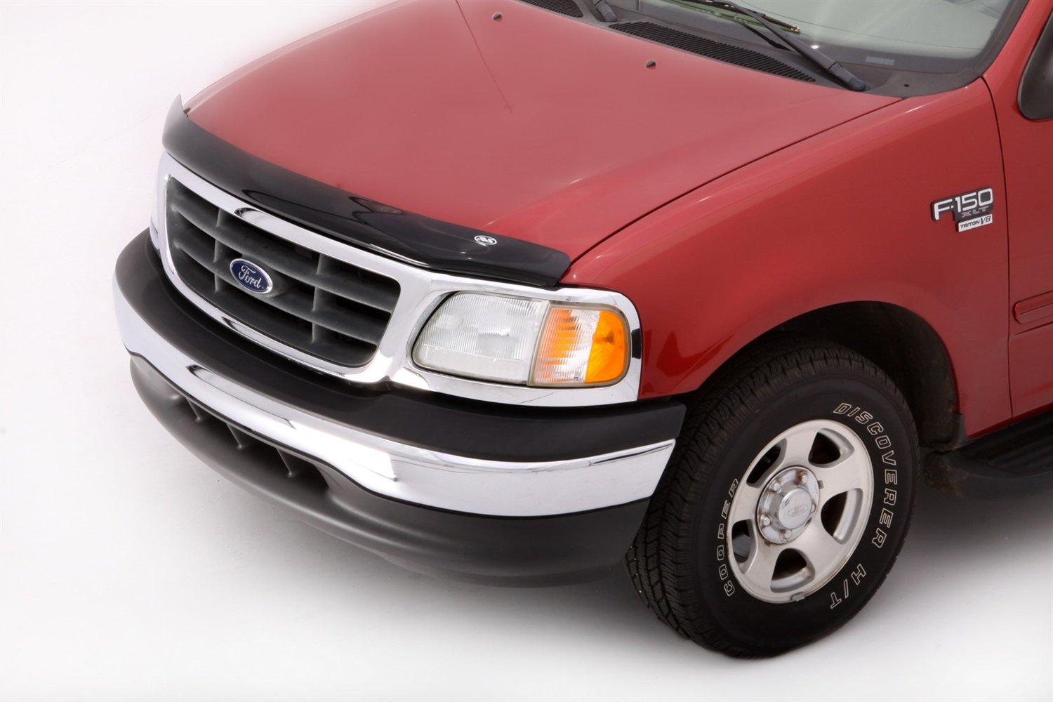 Auto Ventshade [AVS] Hoodflector / Hood Shield | Fits 1997 - 2003 Ford F-150 & F-250, 1997 - 2002 Expedition, 1 pc. | Dark Smoke