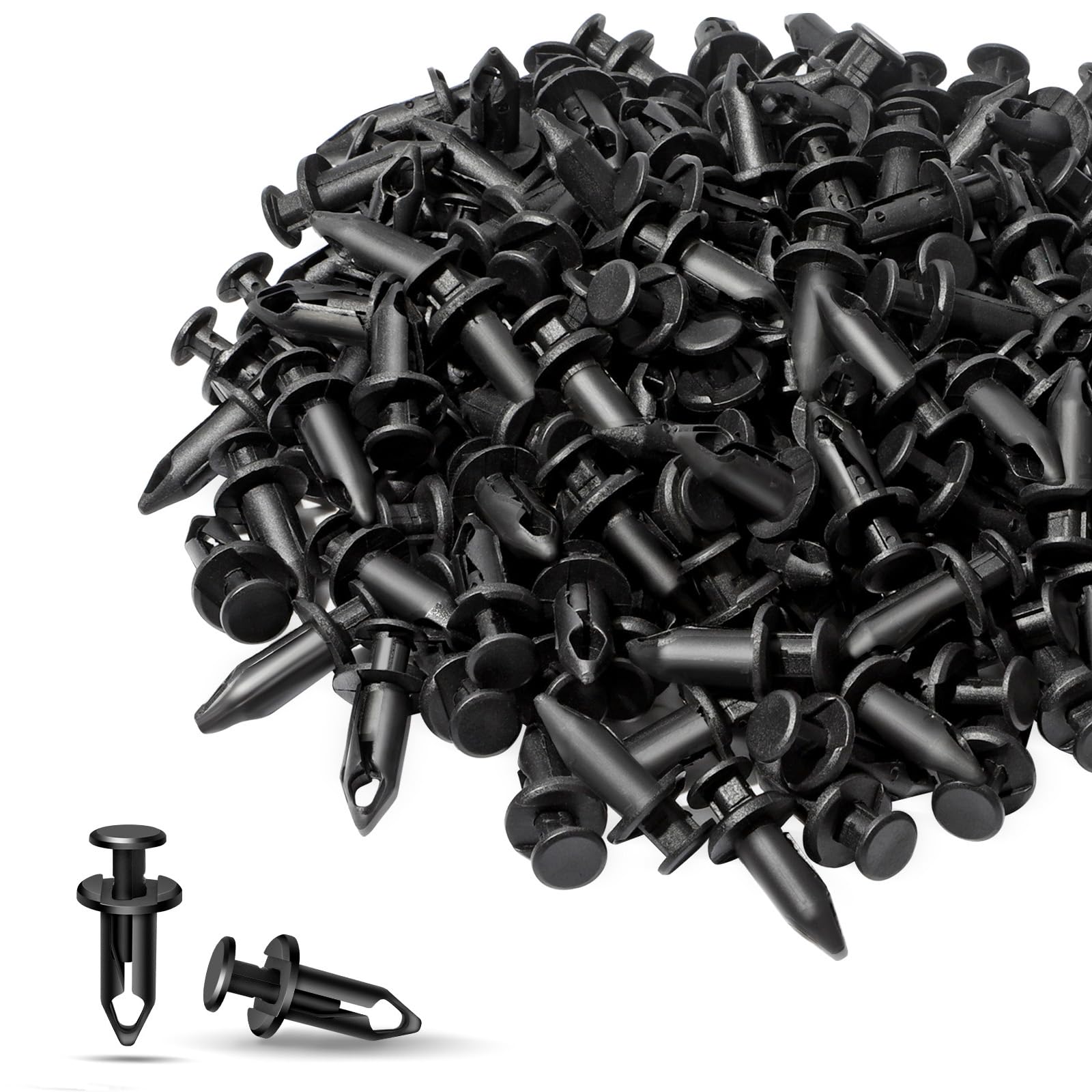 Moveland Atv Utv Nylon Body Rivets Fasteners Clips For Honda Rancher Foreman Rubicon Rincon Trx680 Trx650, Utv Fender Push Clips For Polaris Ranger Rzr Can Am Kawasaki Teryx - 60 Pcs