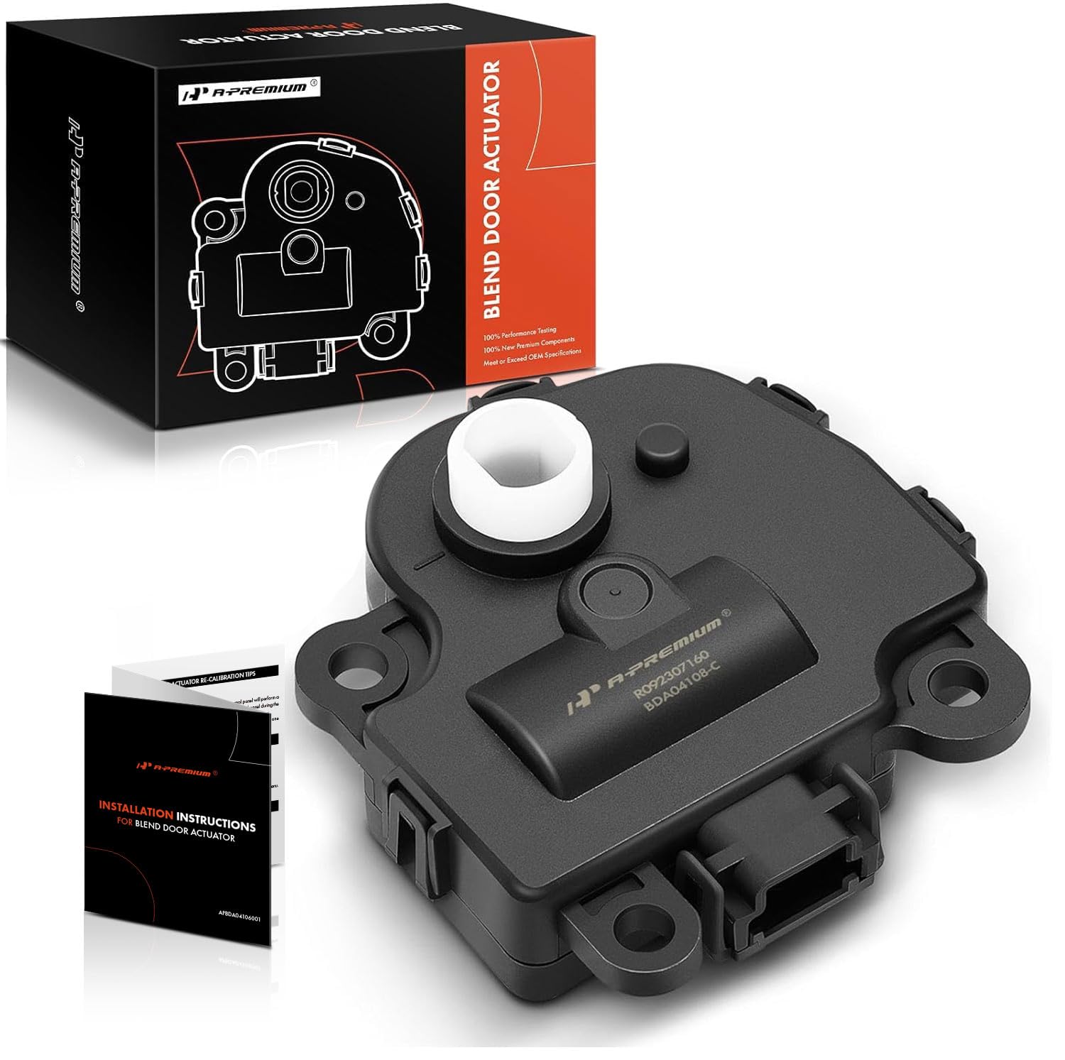 A-Premium Hvac Heater Blend Door Actuator Replacement For Chevrolet Corvette 2005-2013 Impala Malibu Monte Carlo Buick Lacrosse