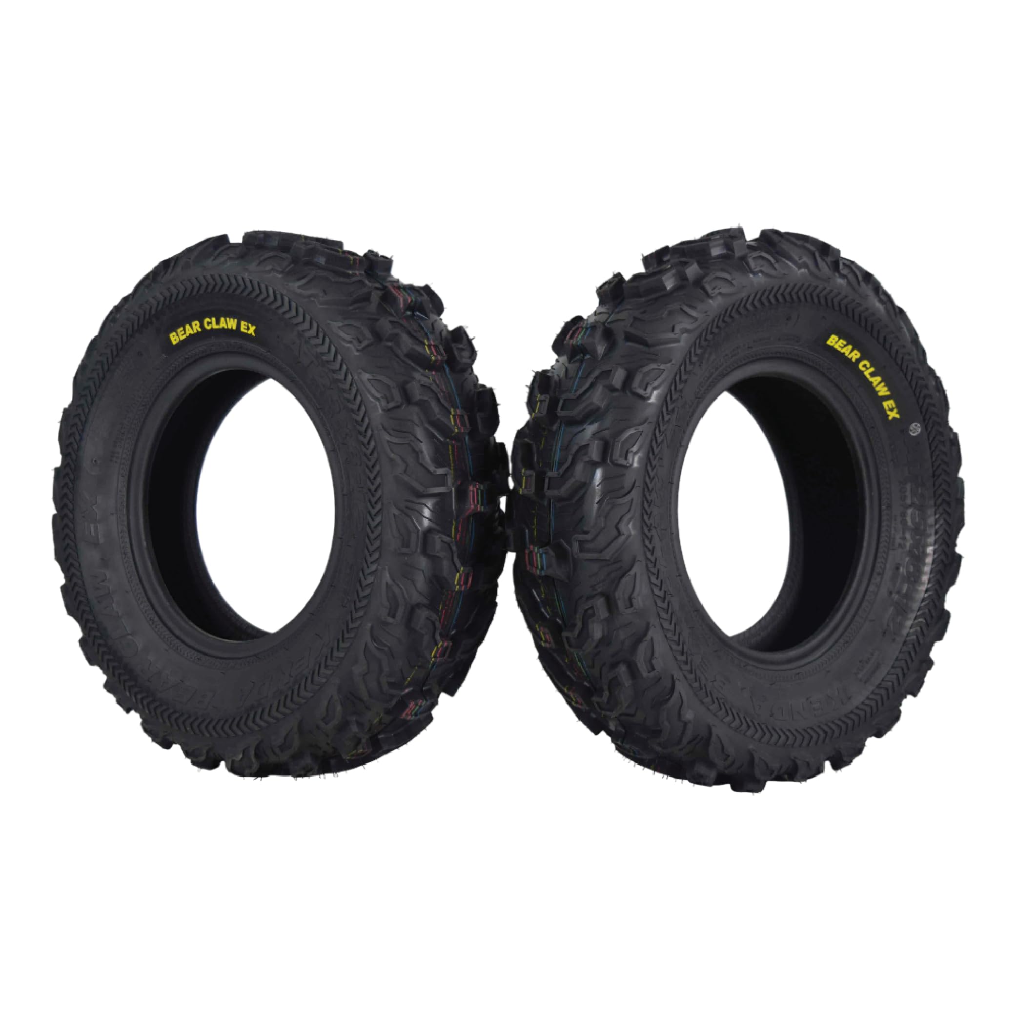 Kenda Bearclaw Ex K573-25X8-12 Front Tires For All Terrain (Atv), Utv, And Side By Side (Sxs) Vehicles - 6-Ply - Bear Claw Ex 25