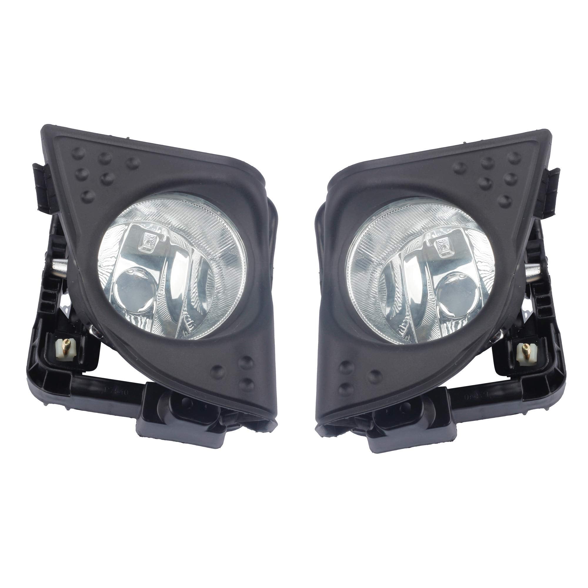 Dasbecan 33900Tl0A01 Fog Lights Housings Shell With Bulbs And Wiring Harness Kit Front Bumper Led Fog Bulbs Compatible With Honda Acura Tsx 2009 2010 Replaces 33950-Tl0-A01 33900Tl0A01 2 Pack