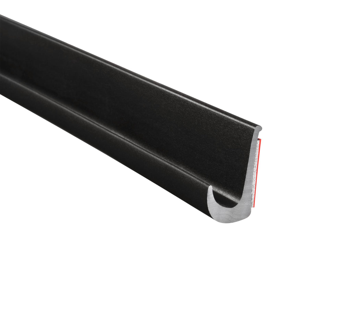 Trim-Lok Drip Rail, Black - 1/2    Height, 25 Length - Pvc Plastic Rain Gutter For Cars, Vans, And Rvs, Easy To Install Flexible