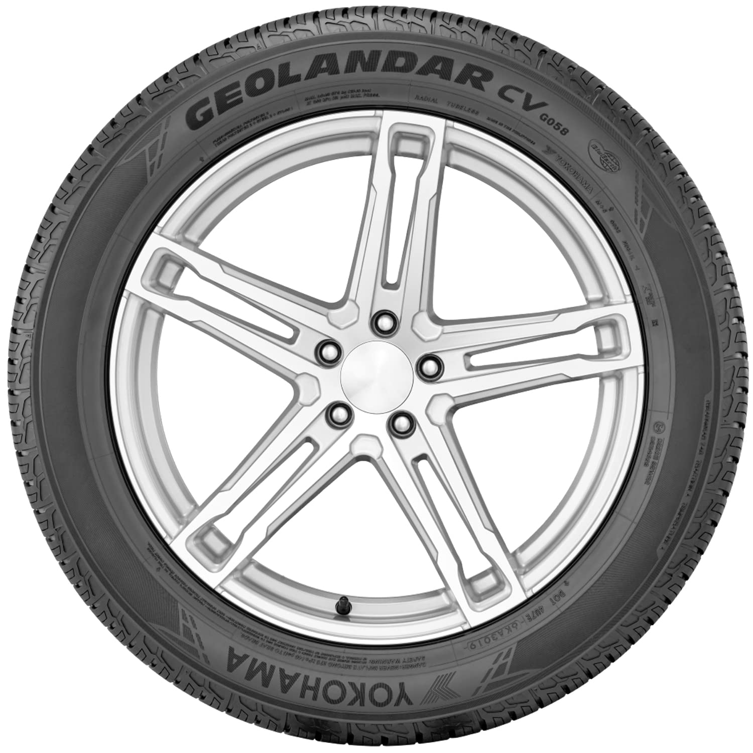 Yokohama Geolandar Cv G058 All Season 225/60R18 100H Suv/Crossover Tire