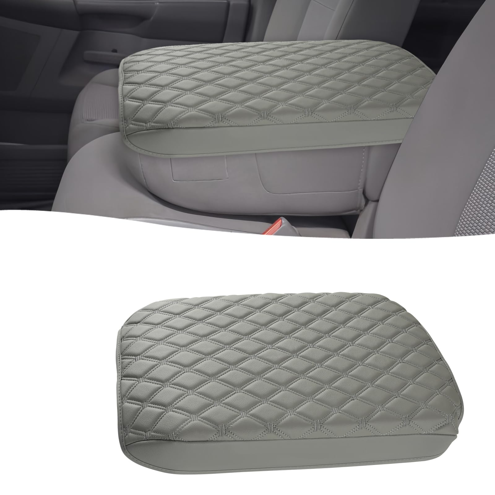 Giant Panda Custom Fit Center Console Cover For Dodge Ram 1500 2500 3500 2002-2012 With Jump Seat - Waterproof Armrest Center Co