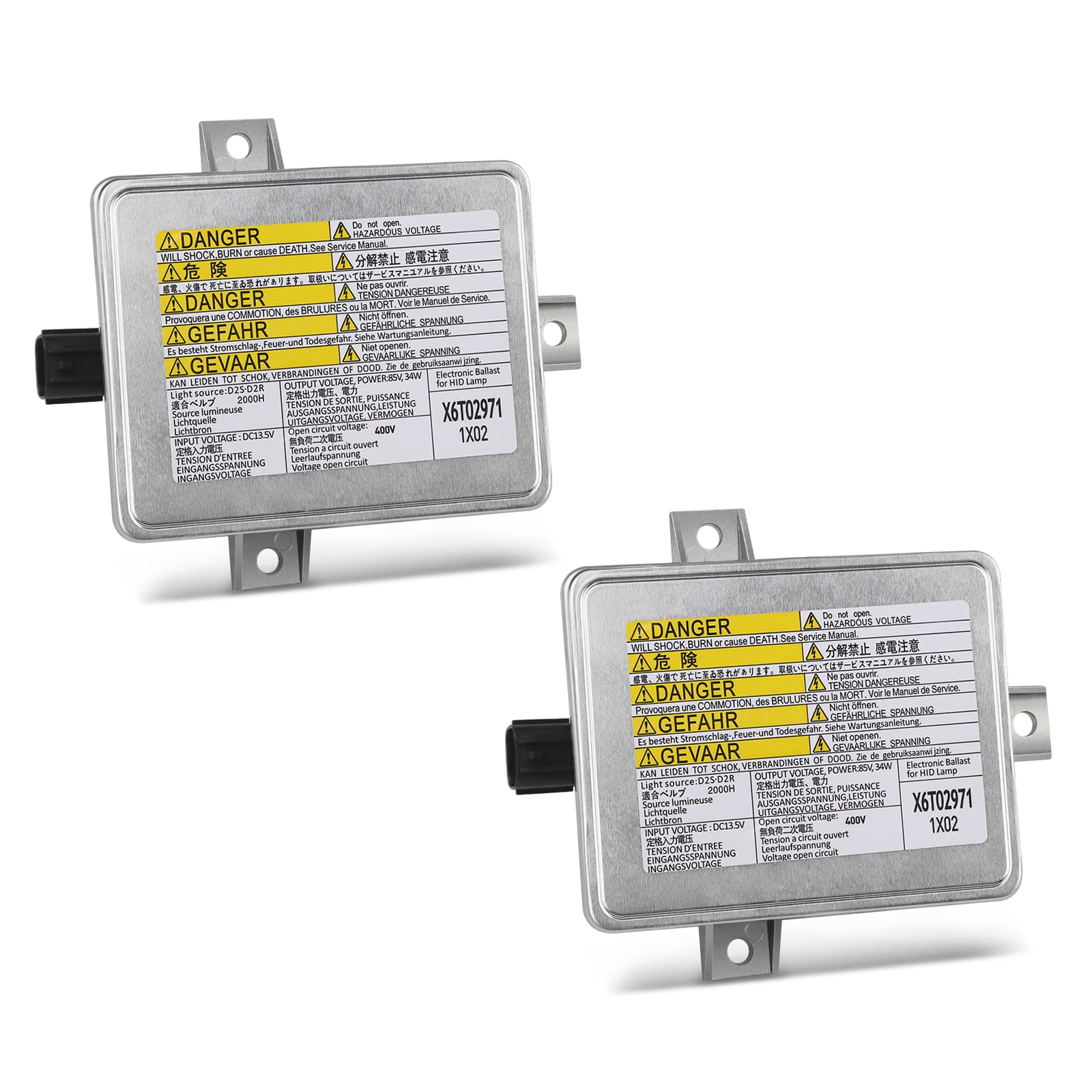 Wmphe Hid Headlight Ballast Compatible With Acura Tl Acura Tsx Honda S2000 Mazda 3 Replacement For X6T02981 W3T10471 X6T02971 33119-S0K-A10 Xenon Hid Ballast Headlight Control Unit Module (2 Pcs)