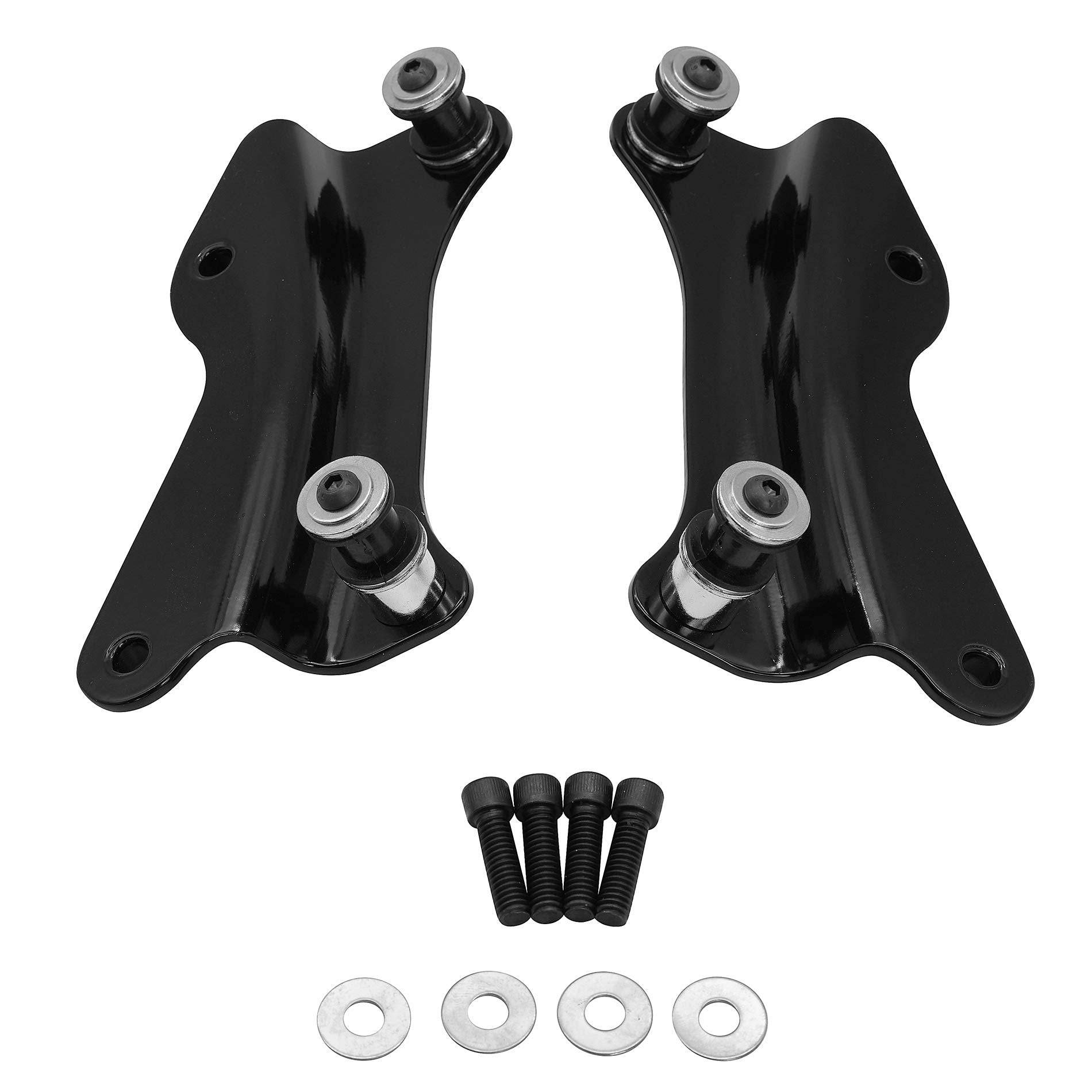 4 Point Docking Hardware Kit For Harley Electra Glide Road Glide 2014-2023 (Gloss Black)
