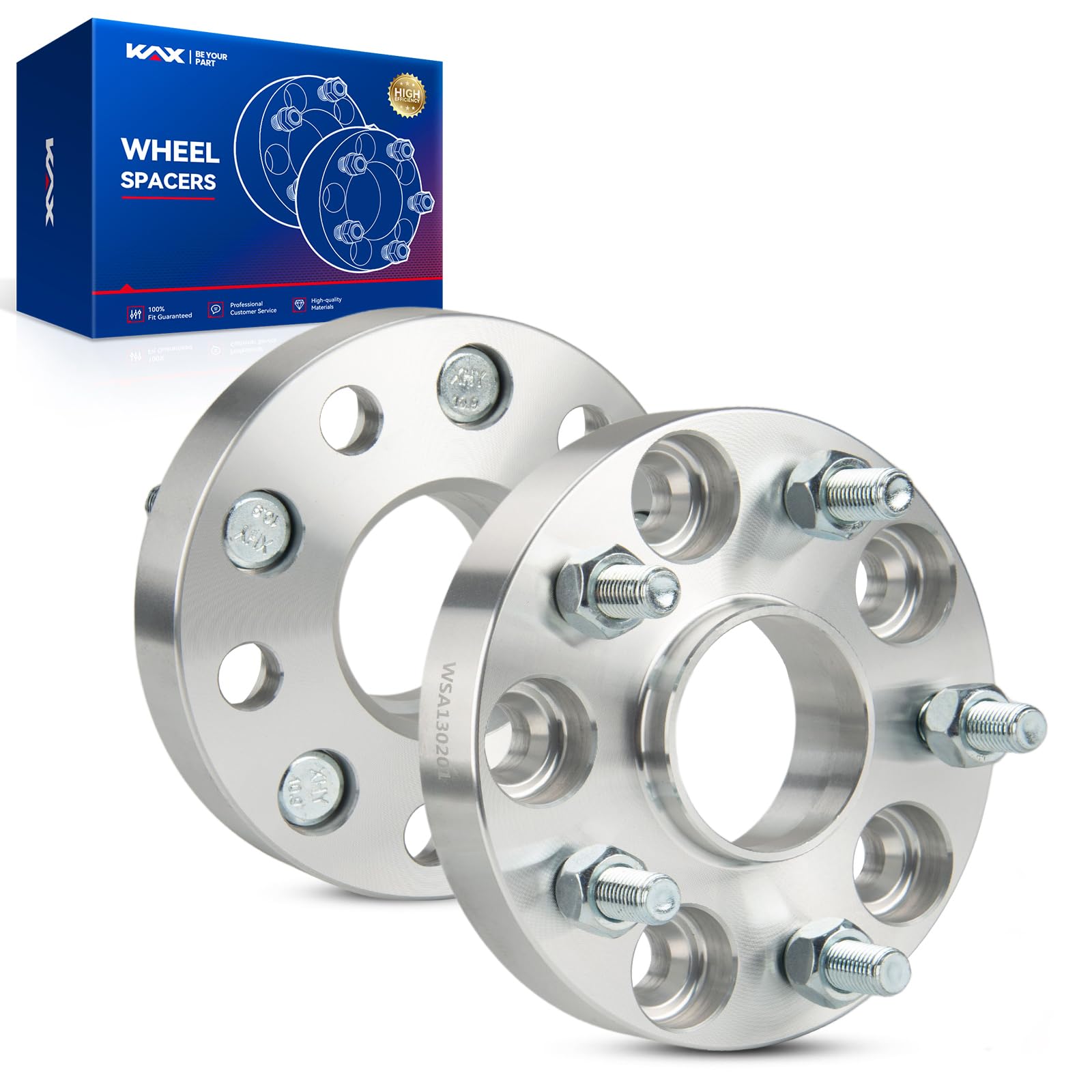 Kax 5X4.5 Wheel Spacers,1 Inch 5 Lug Hub Centric Wheel Spacers Fit For Rav4, Camry, Highlander, Sienna, Rx350, Es350, Venza, Ava