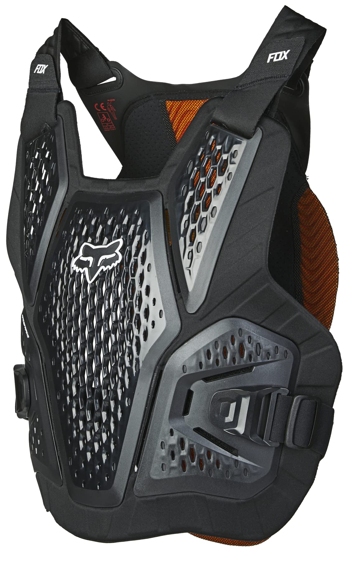 Fox Racing Raceframe Impact Sb Ce D3O Motocross Chest/Back Protector, Black, L/Xl