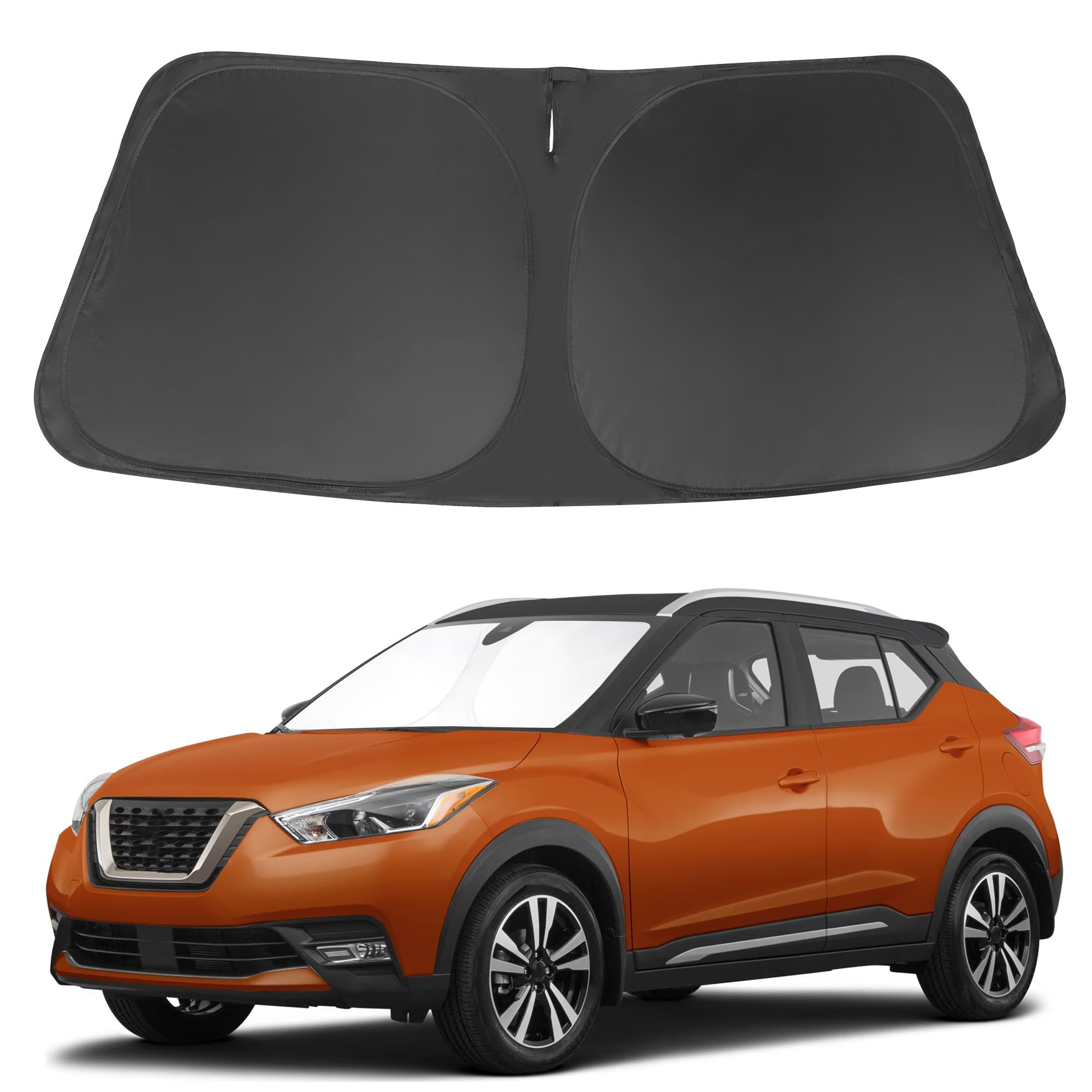 Windshield Sun Shade Custom Fit 2018 2019 2020 2021 2022 2023 2024 Nissan Kicks S Sv Sr Crossover Accessories Front Sunshade Sun