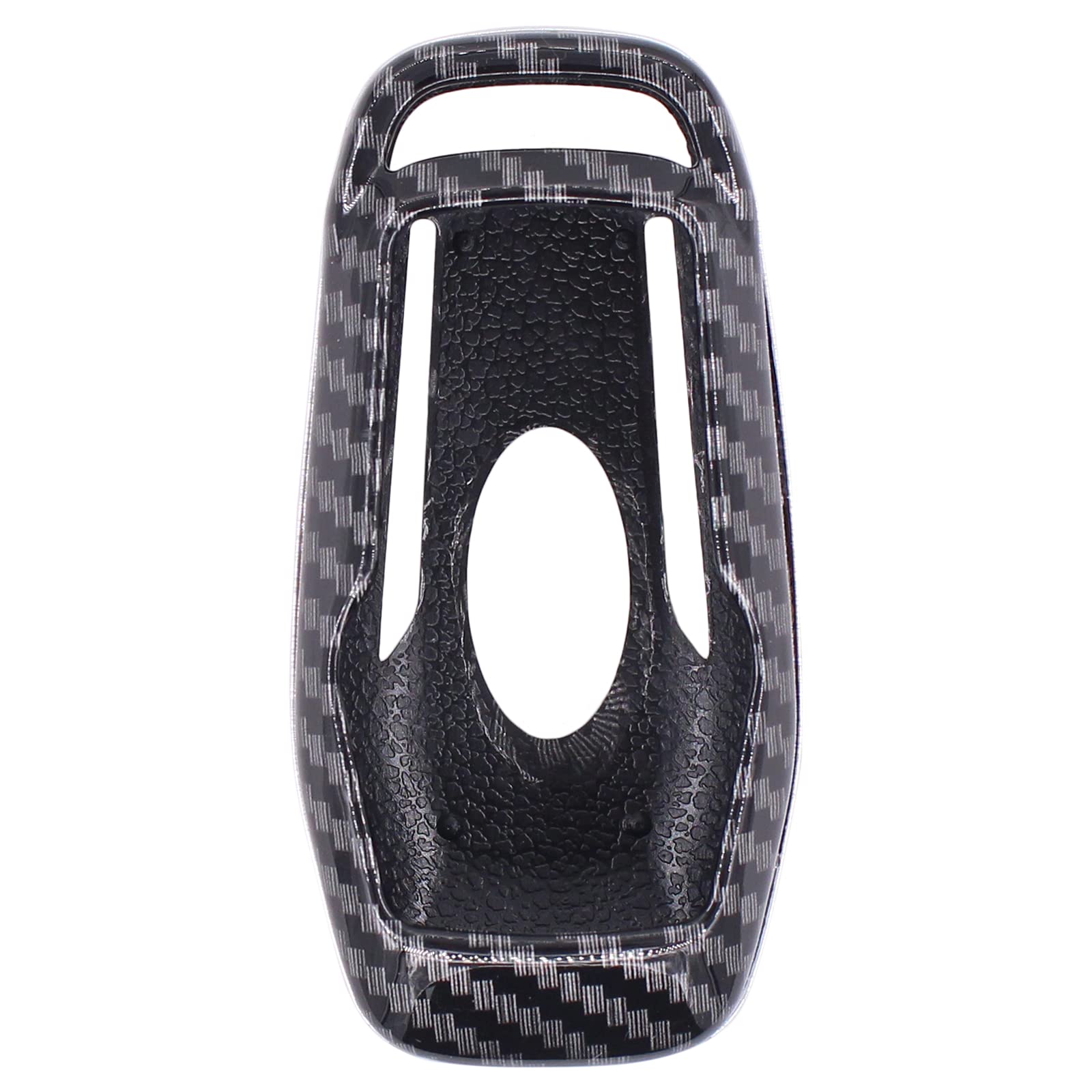 Newyall Carbon Fiber Smart Remote Key Fob Case Cover With Keychain For Ford Edge F-150 F-250 Super Duty Mustang 2015-2017 Explorer 2016-2017 Fusion For Lincoln Mkz 2013-2017