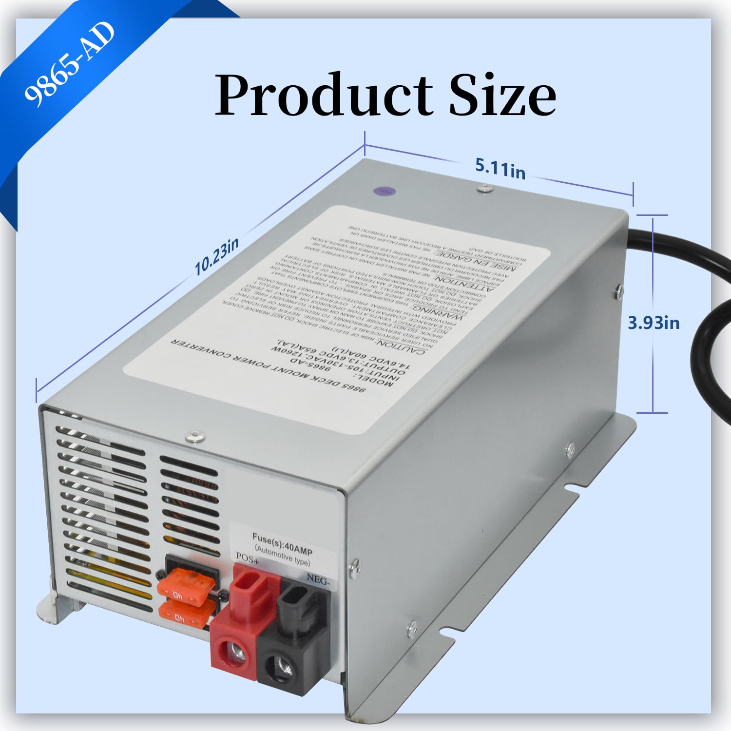 9865-AD Deck Mount Converter Replacement for RV Trailer Camper 9800 Series