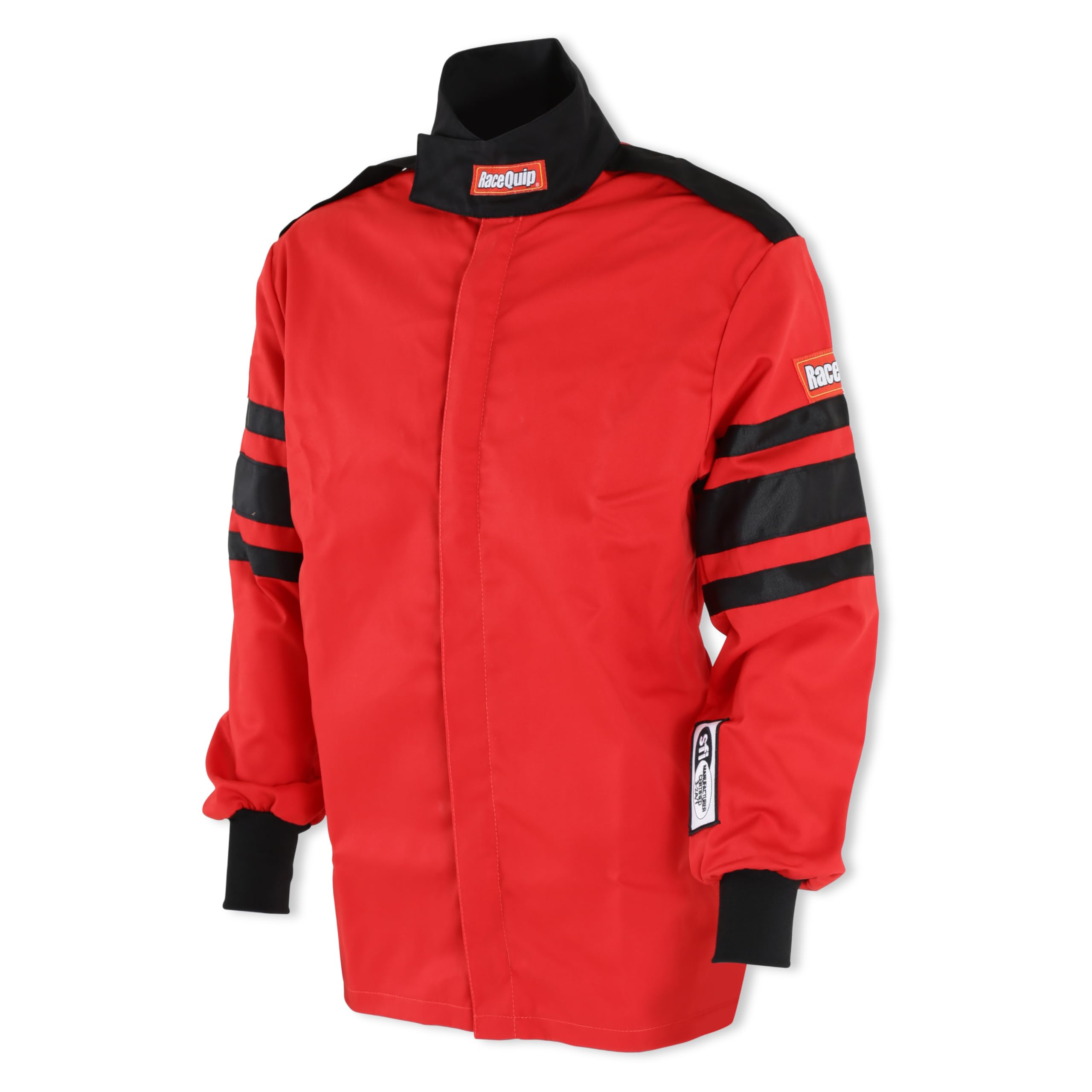 Racequip 111018Rqp 110 Series Driving Jacket Sfi 3.2A/1 Red/Black Stripe 3Xl