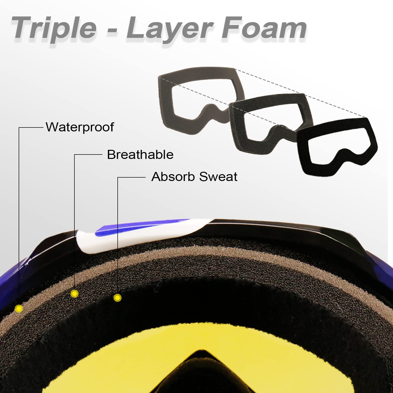 Nenki Youth&Kids Motocross Goggles Atv Dirt Bike Goggles Mx Motorcycle Off Road With Anti Fog And 100% Uv Protection Red Tinted