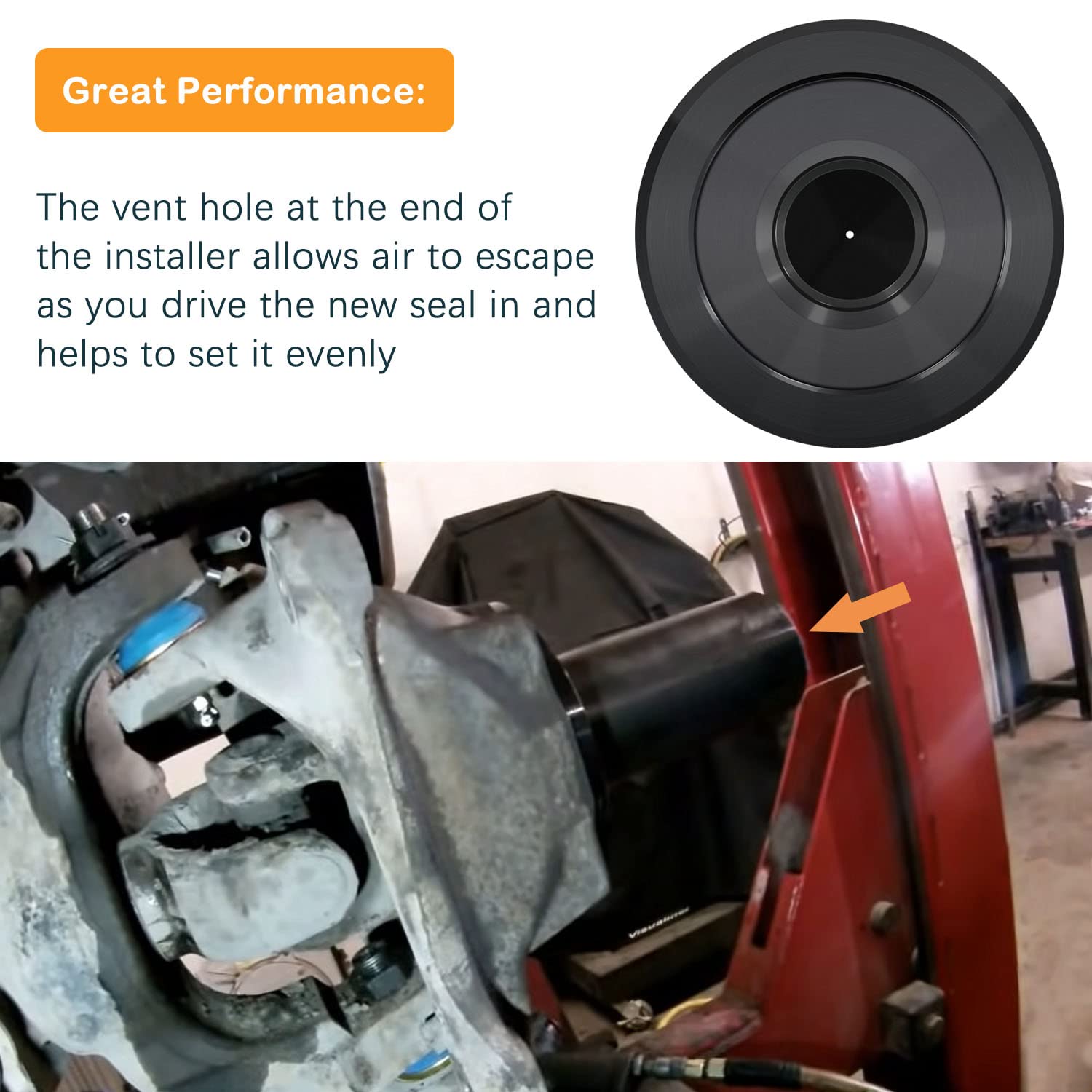 6697 Wheel Knuckle Vacuum Oil Seal Installer Fit For Ford 2005-2019 F-250 F-350