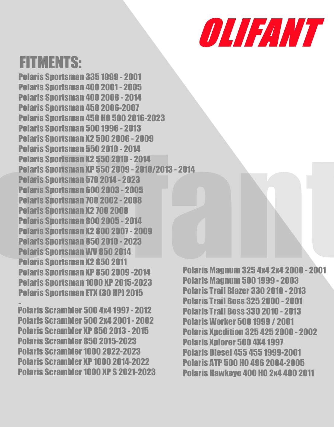 3Pcs Air Filter For Polaris Sportsman 500 570 850 335 400 450 550 600 700 800 1000 XP/Scrambler 500 850 1000 XP Magnum Trail Bla