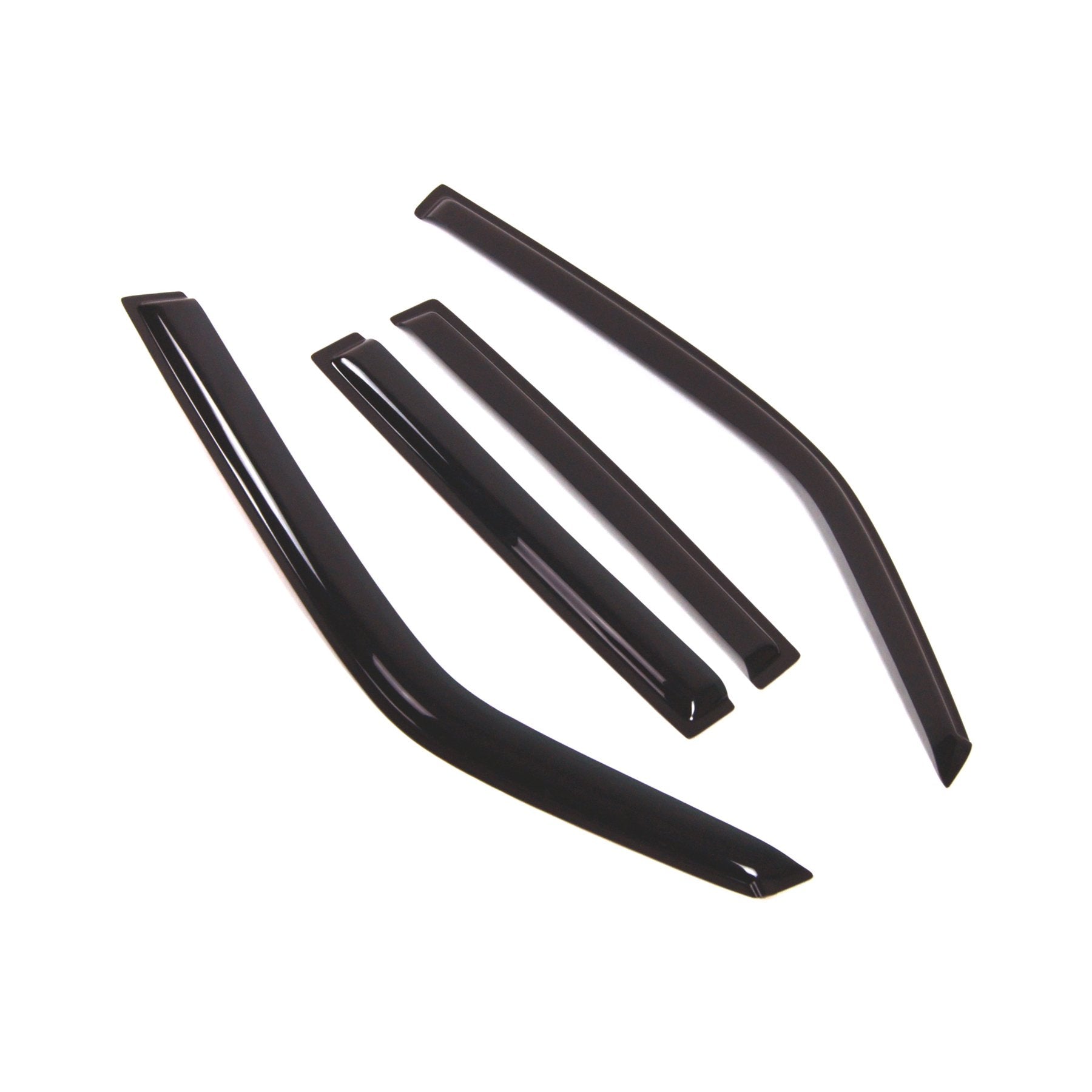 Tuningpros Outside Mount Window Vent Visors Rain Guards Compatible With Mitsubishi Montero 2001-2006 | Side Window Wind Deflecto