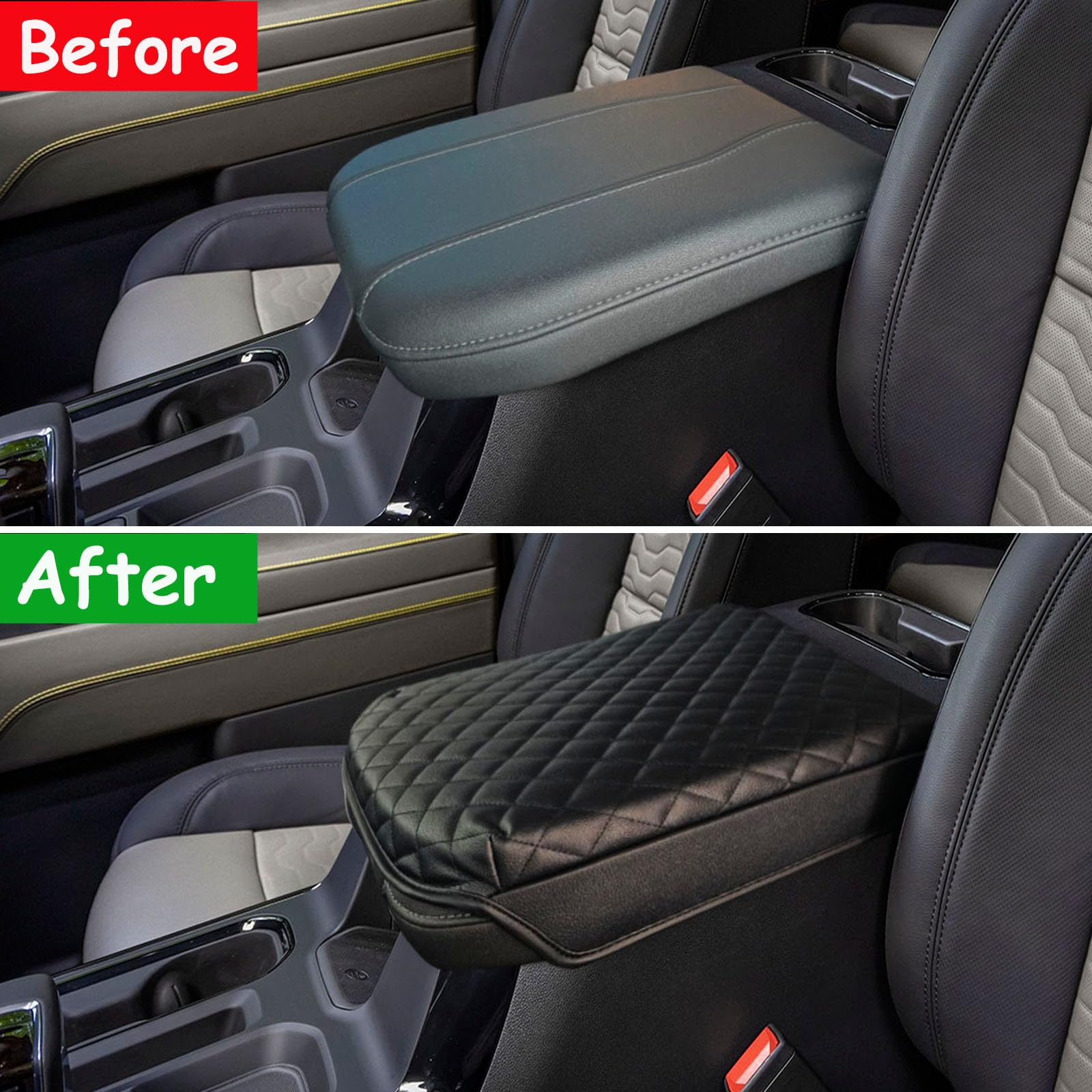 Zxiaochun Center Console Cover For 2019-2025 Chevy Silverado/Gmc Sierra And 2021-2025 Tahoe/Suburban/Yukon Accessories, Console