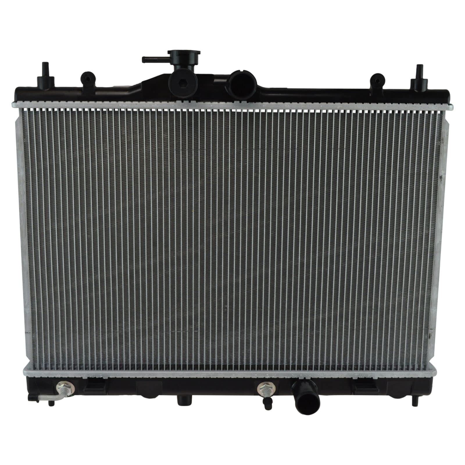 Trq Radiator Assembly Aluminum Core Compatible With 09-14 Nissan Cube 07-12 Versa Cu2981 Ni3010212
