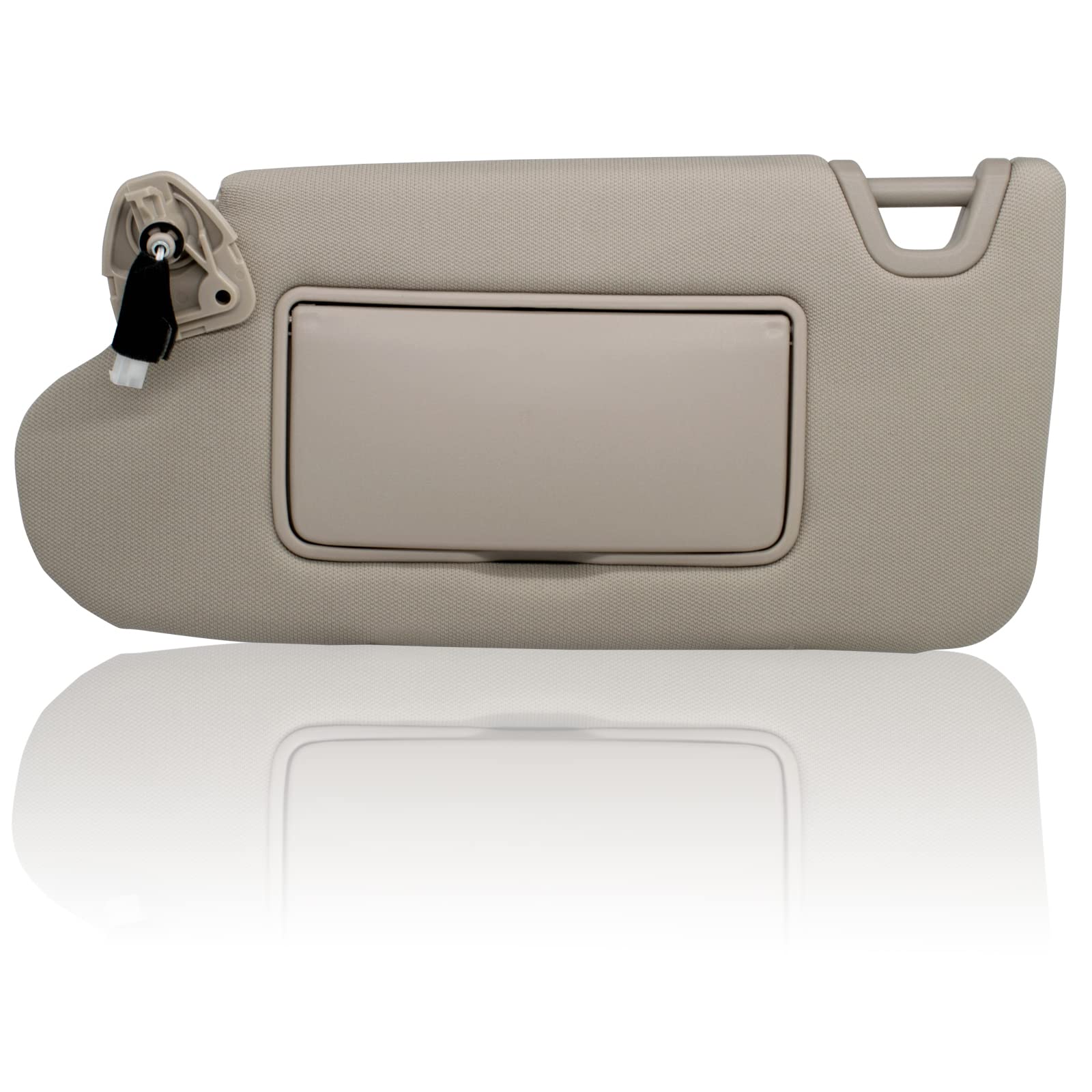 Nhiles Left Driver Side Sun Visor Compatible With Nissan Altima 2013 2014 2015 2016 2017 2018 With Light, Without Sunroof 96401-