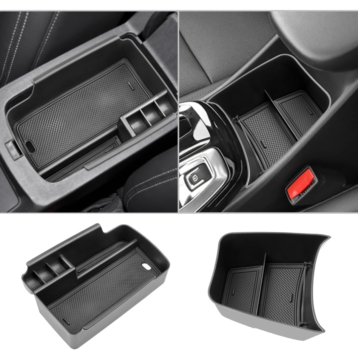 Cdefg 2 Pack 2024 2025 Trax Center Console Organizer Tray For 2022-2025 Chevy Trax Middle Console Organizer Armrest Tray Storage Box 2025 Trax Accessories