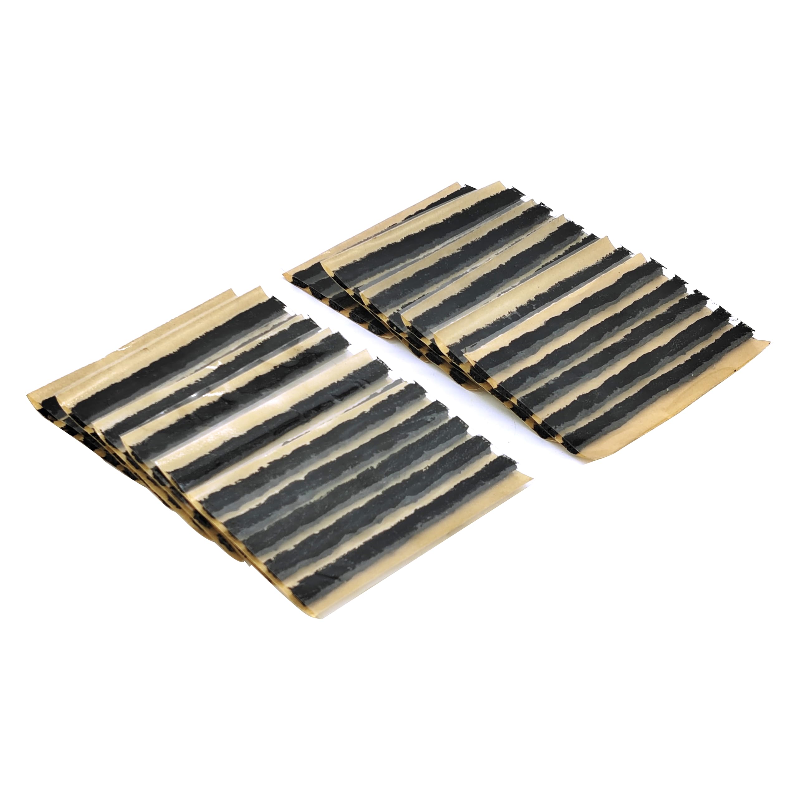 Zerint Ts-160D60 Tire Rubber Plug Strings (1/4'' X 4'' Black 60 Strips), 6 X 100 Mm Emergency Tubeless Tyre Repair Plugs For Fla