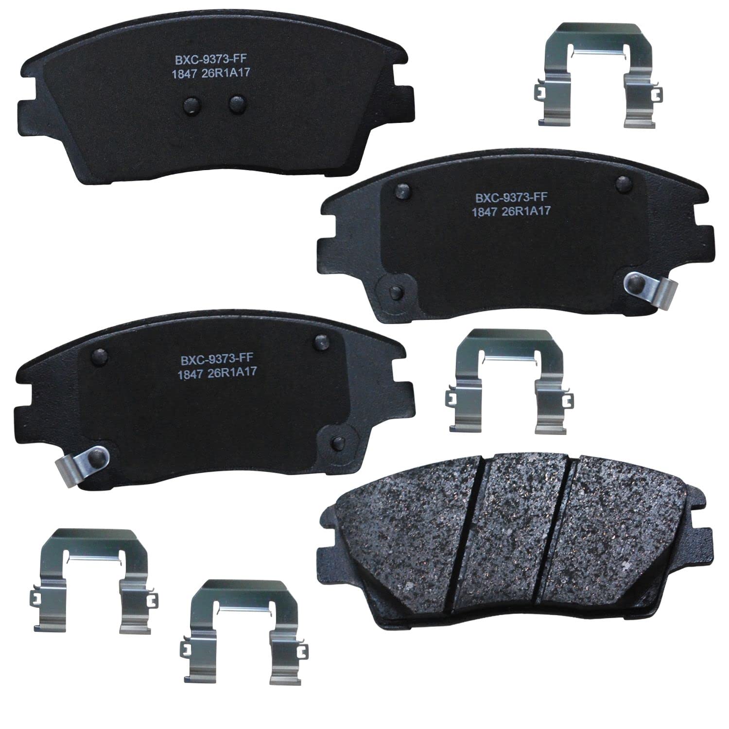 Bendix Premium Sbc1847 Ceramic Front Brake Pads For Hyundai Elantra 2018-2017, Elantra 2020, Tucson 2021-2016, Kia Sportage 2020