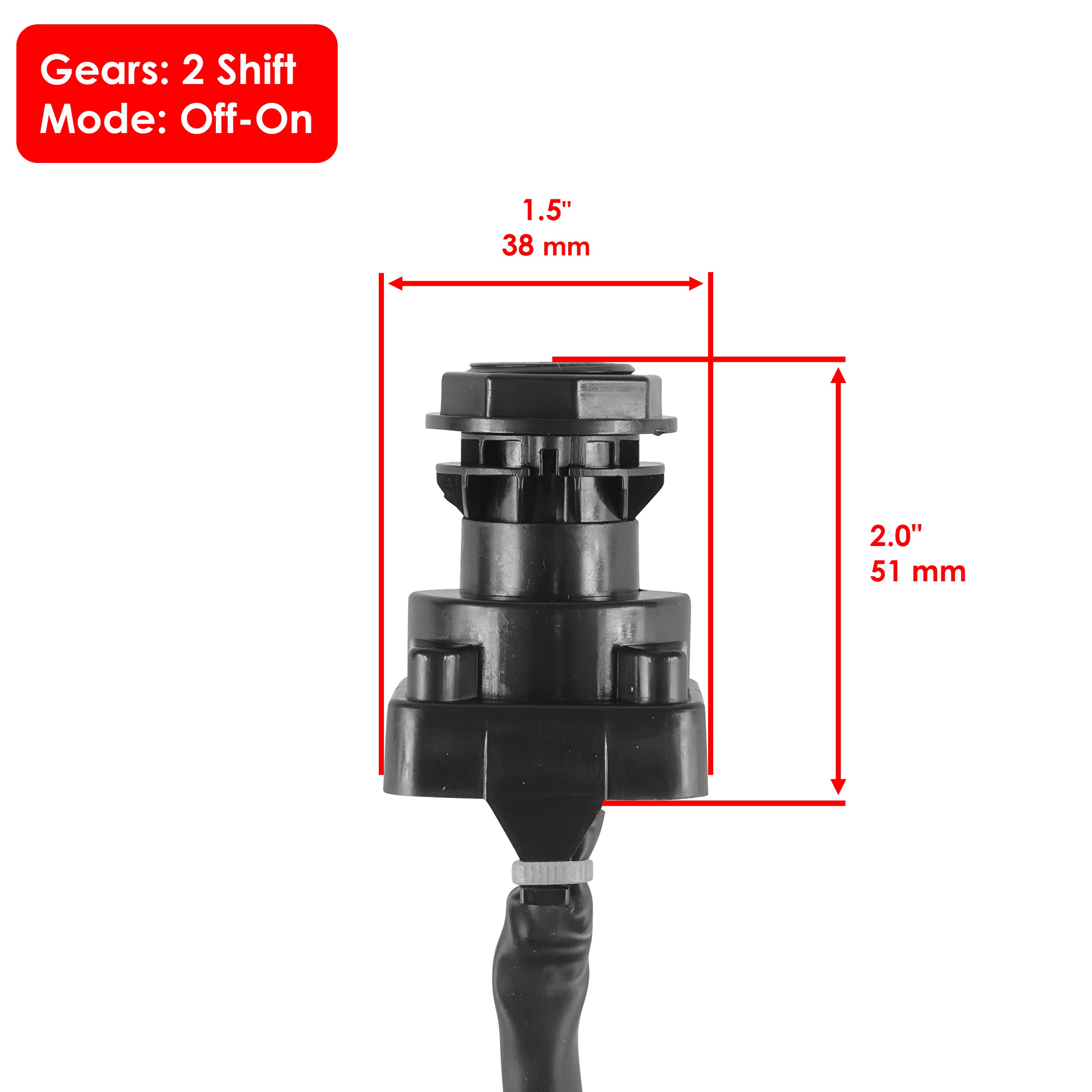 Caltric Ignition Key Switch Compatible With Can-Am Compatible With Bombardier Ds650 Ds-650 Ds 650 2000-2005 Atv Switch