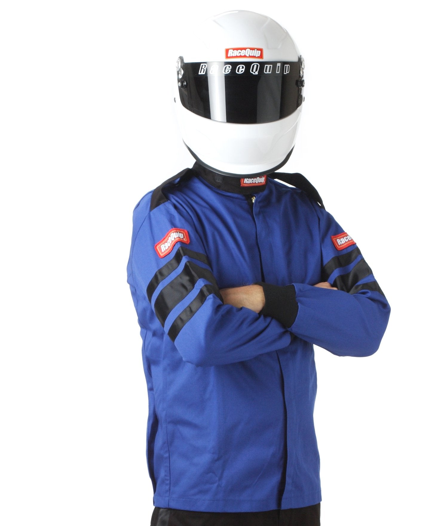 Racequip Racing Driver Fire Suit Jacket Single Layer Sfi 3.2A/ 1 Blue Large 111025