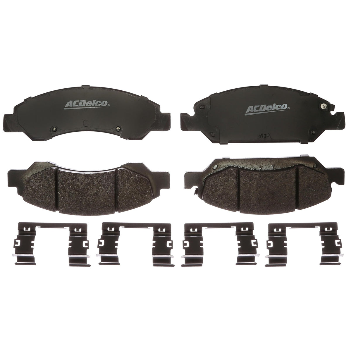 ACDelco Gold 17D1367AMHPV Enhanced Performance Semi-Metallic Front Disc Brake Pad Set (Police)