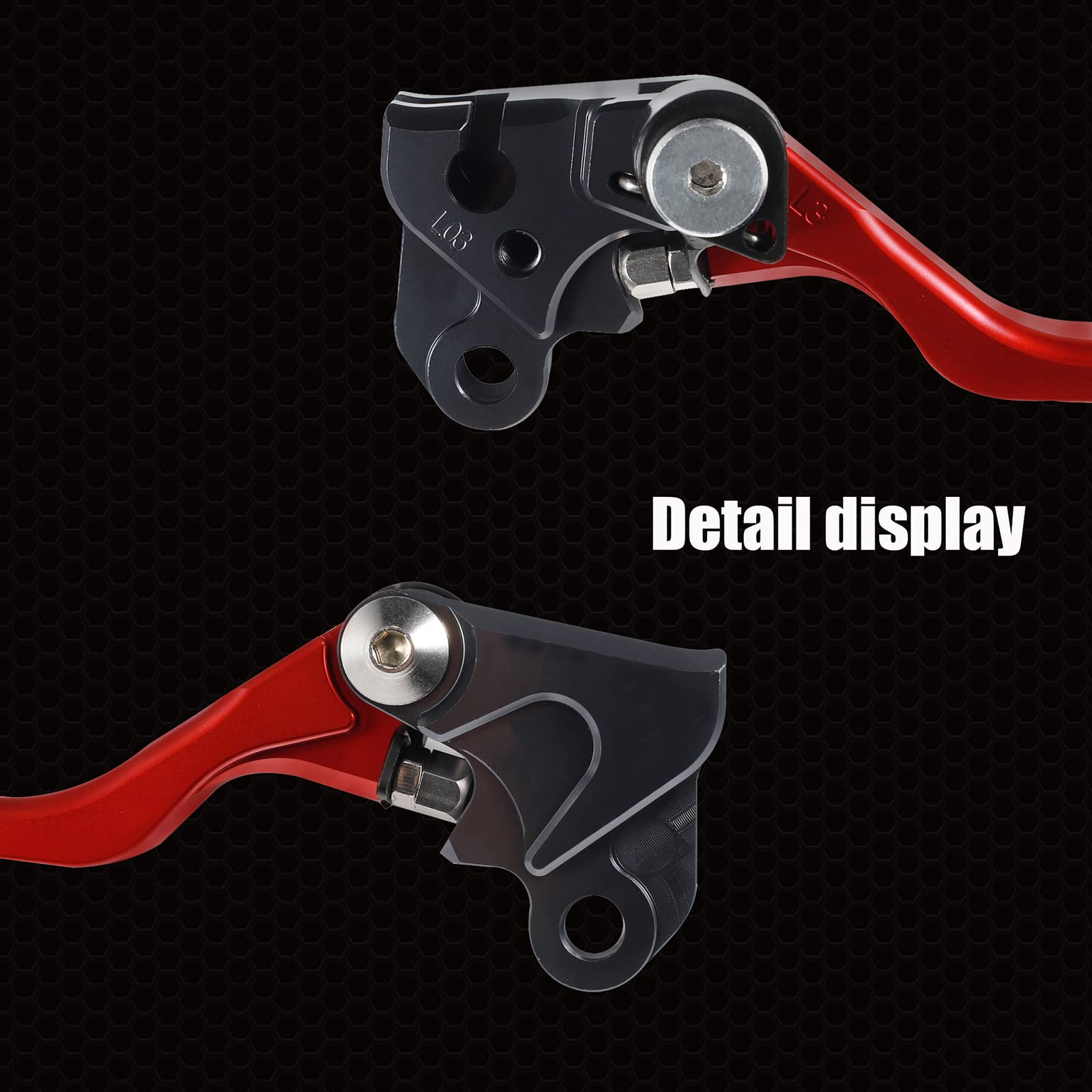 Tirge Motorcycle Cnc Foldable Pivot Clutch Brake Lever Handle For Crf150F Crf230F Crf 230F 2003-2019 Crf250F 2019-2022 (L03R06)