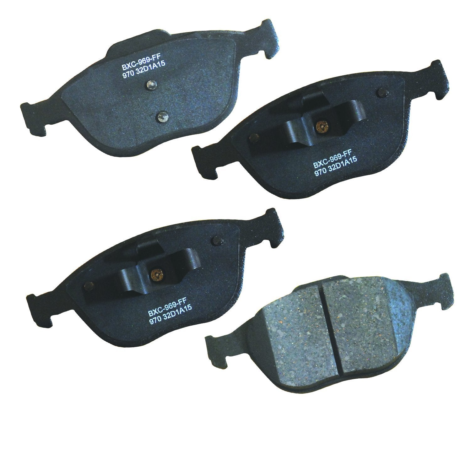 Bendix Premium Sbc970 Ceramic Front Brake Pads For Ford Focus 2004-2002, Transit Connect 2013-2010