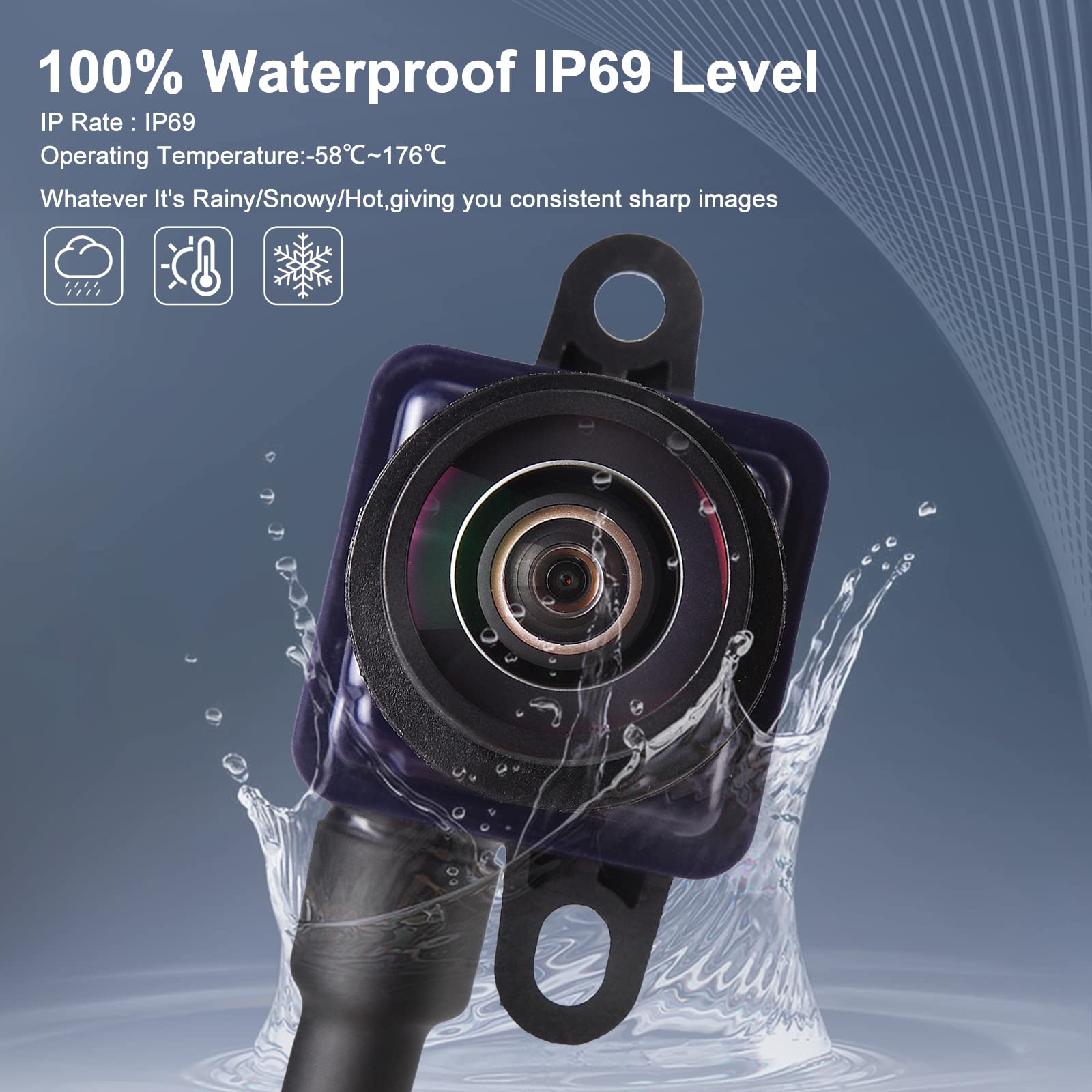 Aishan Rear View Backup Camera Parking Assist Camera Compatible With 2011-2020 Dodge Journey Replace# 56054158Ab 56054158Ac 5605