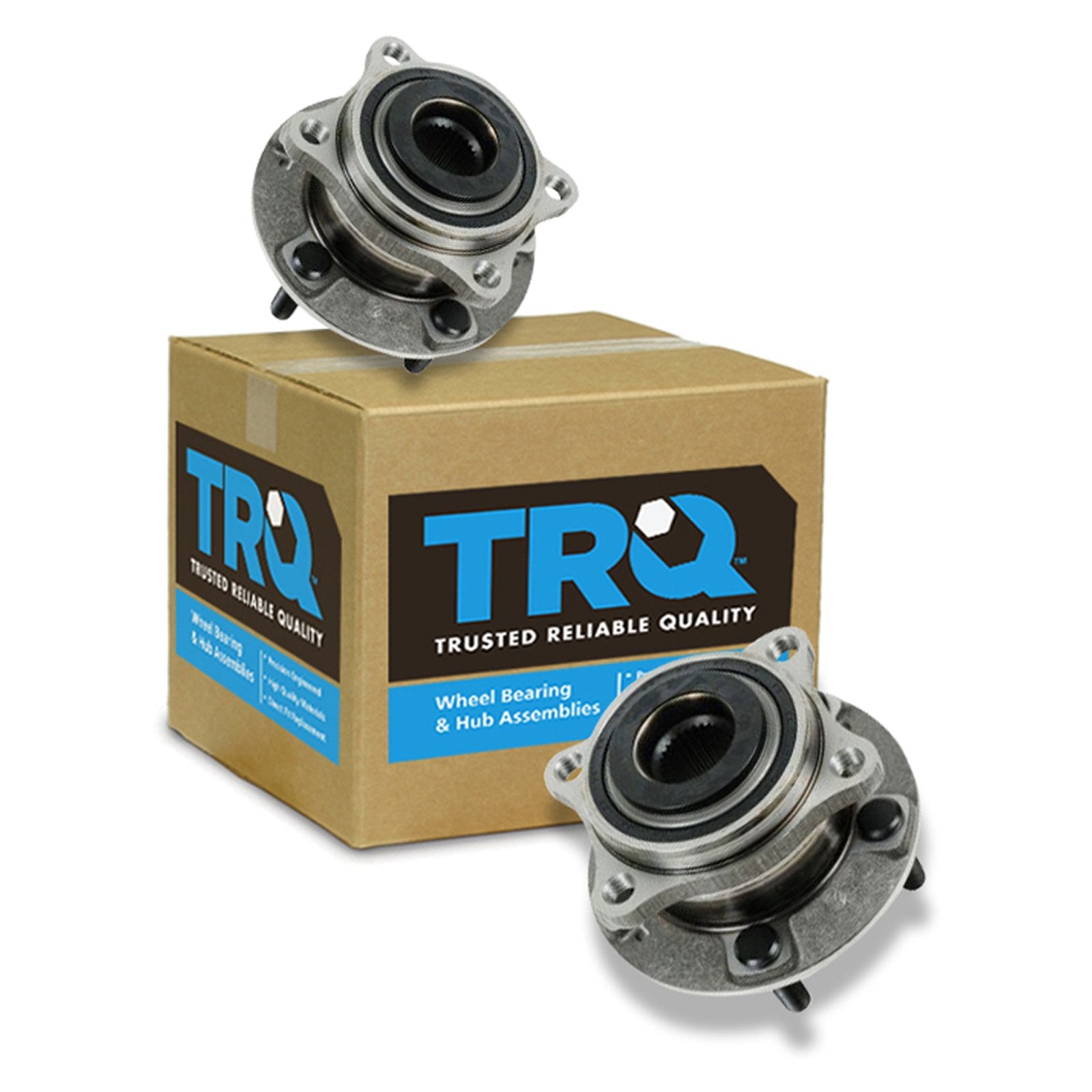Trq Front Rear Wheel Hub Bearings Assembly Set Compatible With 2007-2020 Hyundai Santa Fe 2013-2018 Santa Fe Sport 2019 Santa Fe