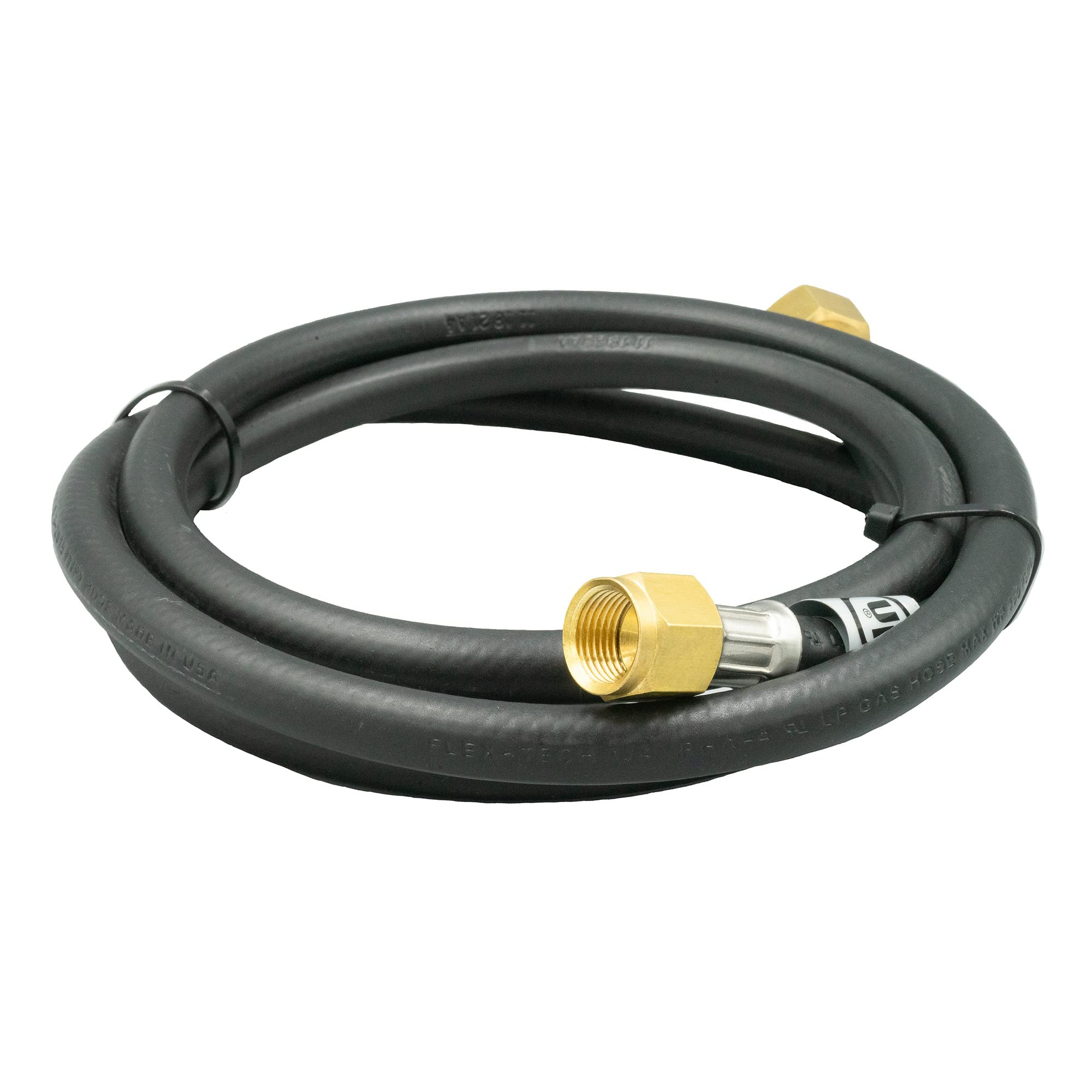 Dicor Suburban Lp-Pt144Hp 144' High Pressure Propane Hose, 1/4” I.D. With 3/8” Fpt X 3/8” Female Flare Swivel Nut For Safe Gas Transfer In Rv