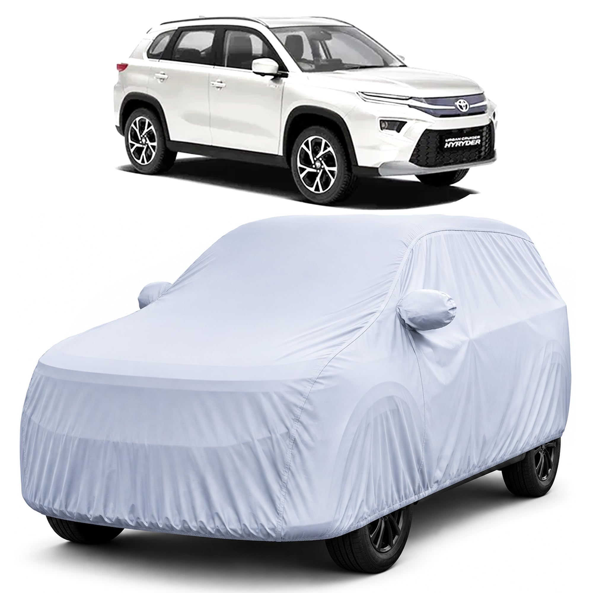Autofact 100% Waterproof Car Body Cover Custom Fit for Hyryder