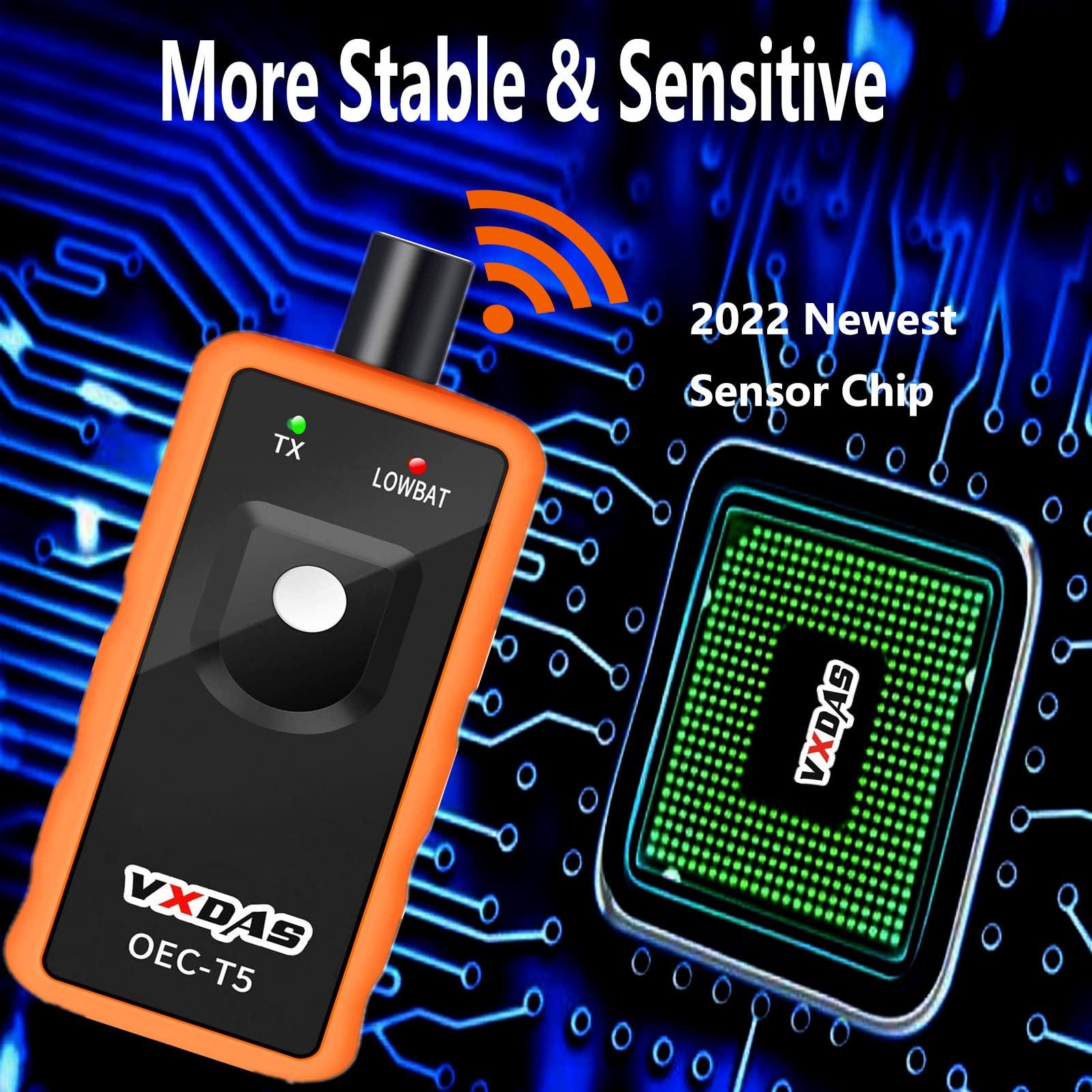 VXDAS TPMS Relearn Tool el-50448 for GM Tire Sensors Pressure Monitor System Reset Tool TPMS Activation Tool OEC-T5 for Buick, Chevy, Cadillac,GMC- 2024 Edition