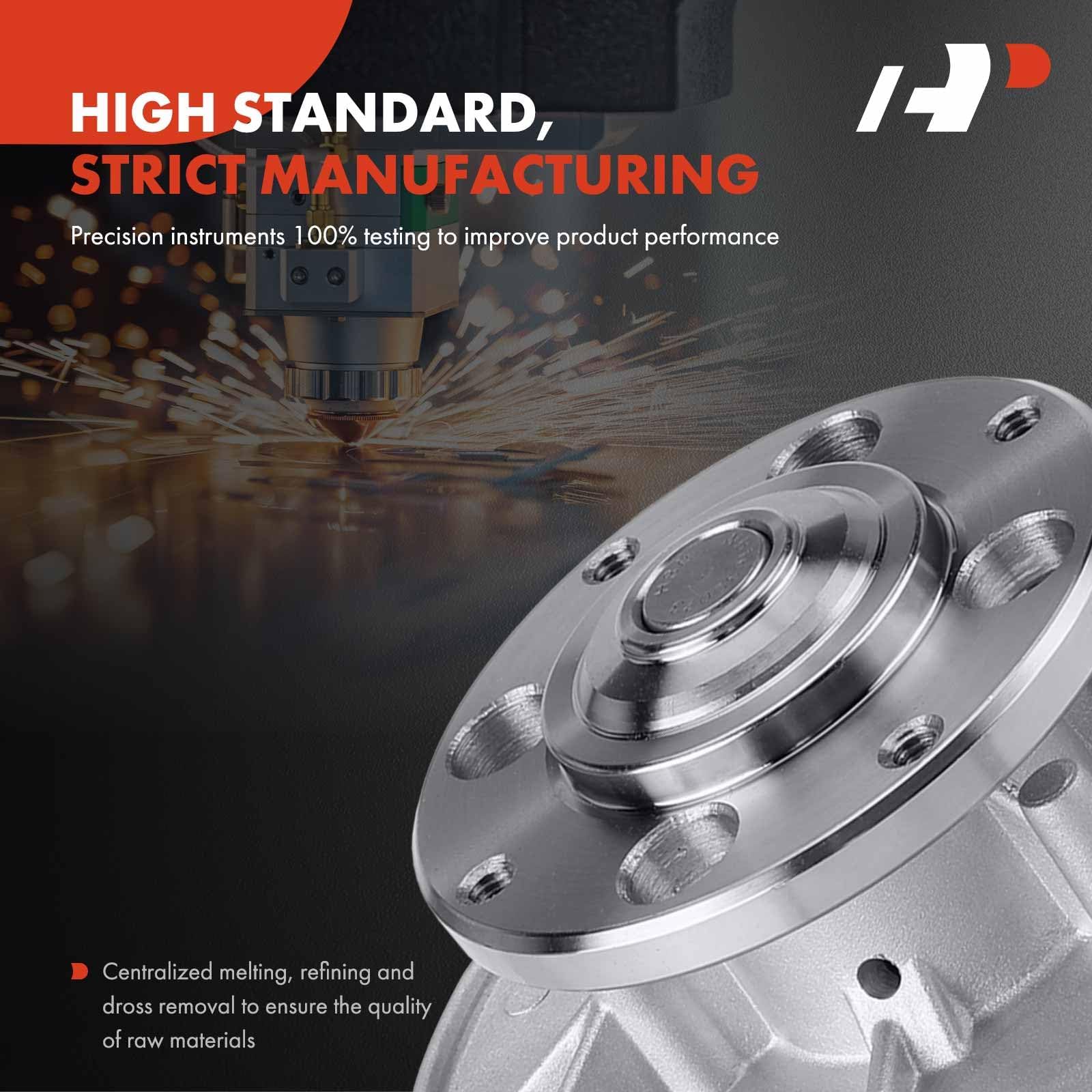 A-Premium Water Pump W/Gasket [DOHC, 6Cyl 2.8 3.0 3.6L] Compatible with Chevy & GMC & Cadillac & Buick & Pontiac & Saab & Suzuki