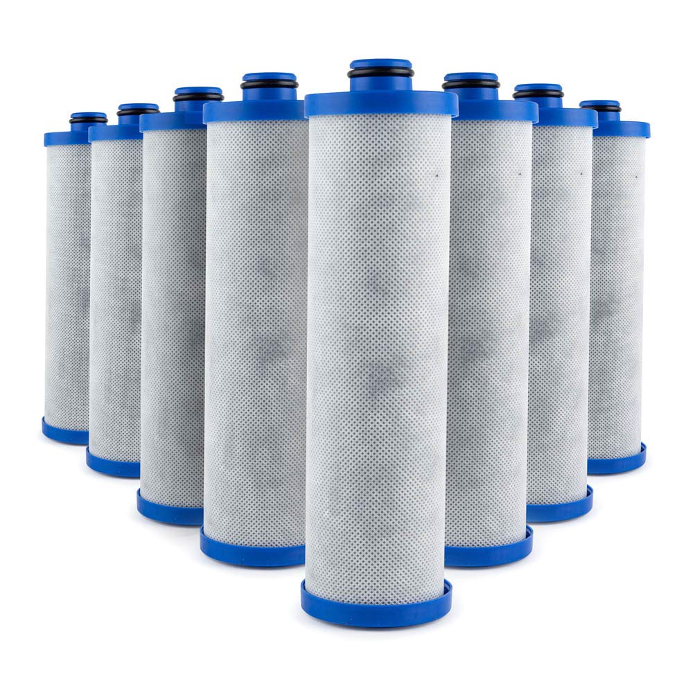 Clear Choice Replacement Compatible Water Filter (Kw1) For Built-In Rv Water Filtration Systems, 8-Pack