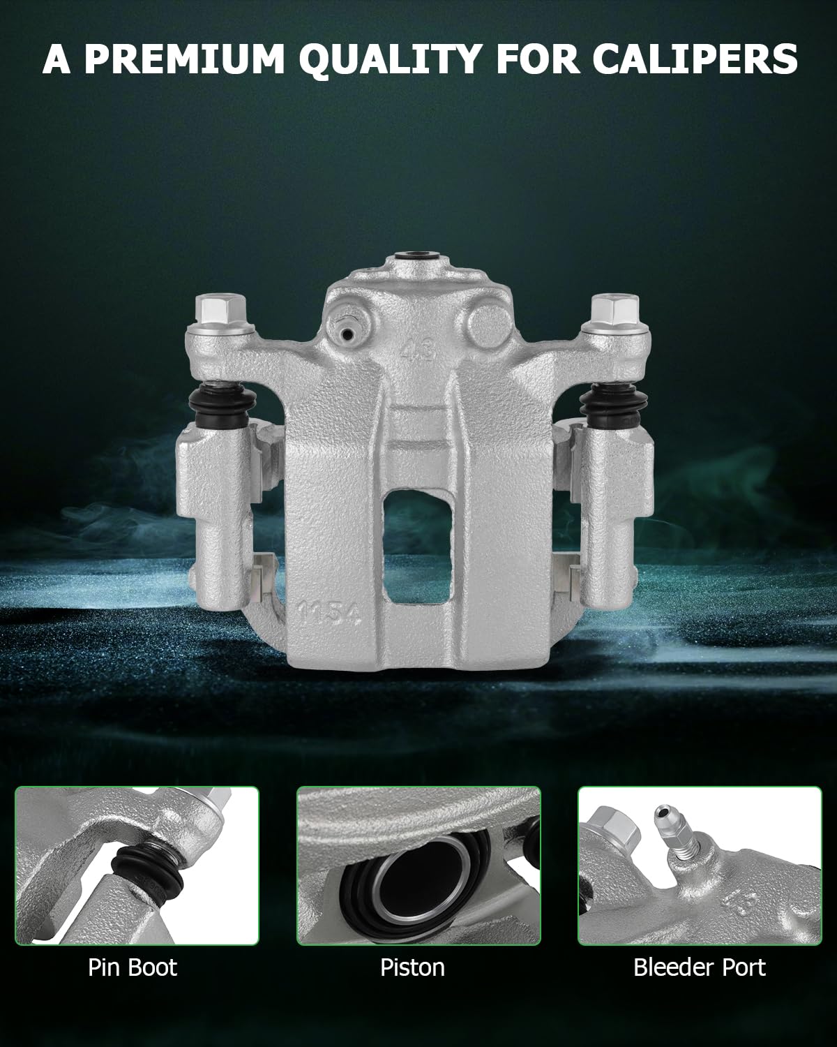 Scitoo Rear Right Disc Brake Caliper 19B2793A Fit For Infiniti 2005-2010 For Nissan 2006-2009(Only 1 Brake Caliper)