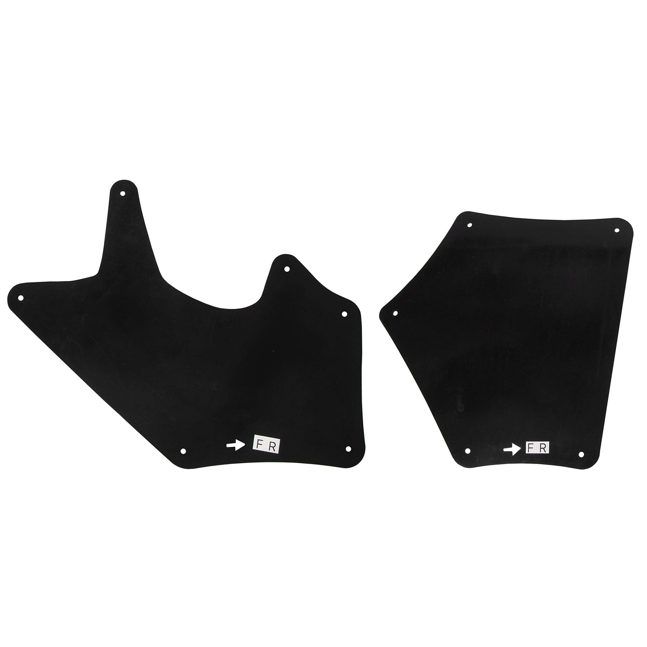 Hecasa Front Splash Guards Fender Liner Shields W/Clips Compatible With 2007-2022 Toyota Tundra Sequoia Replace For 53737-0C030 53736-0C030 53739-0C020 Apron Seal Mud Flaps Mudflaps Mudguards 4Pcs