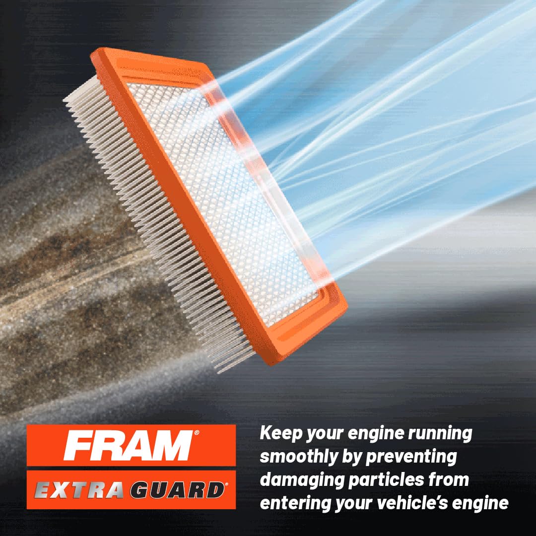 FRAM Extra Guard CA9359 Replacement Engine Air Filter for Select Toyota RAV4 Model, Provides Up to 12 Months or 12,000 Miles Filter Protection