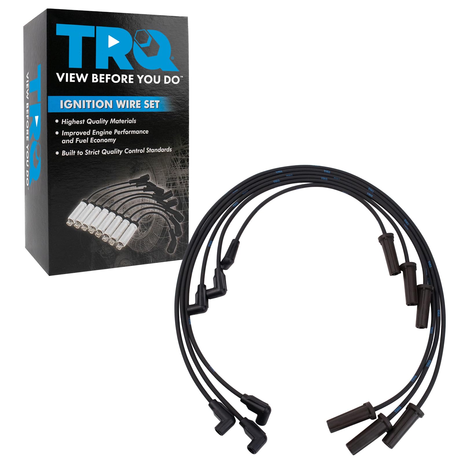 Trq Spark Plug Wire Set Compatible With 1997-1999 Buick Regal Pontiac Grand Prix