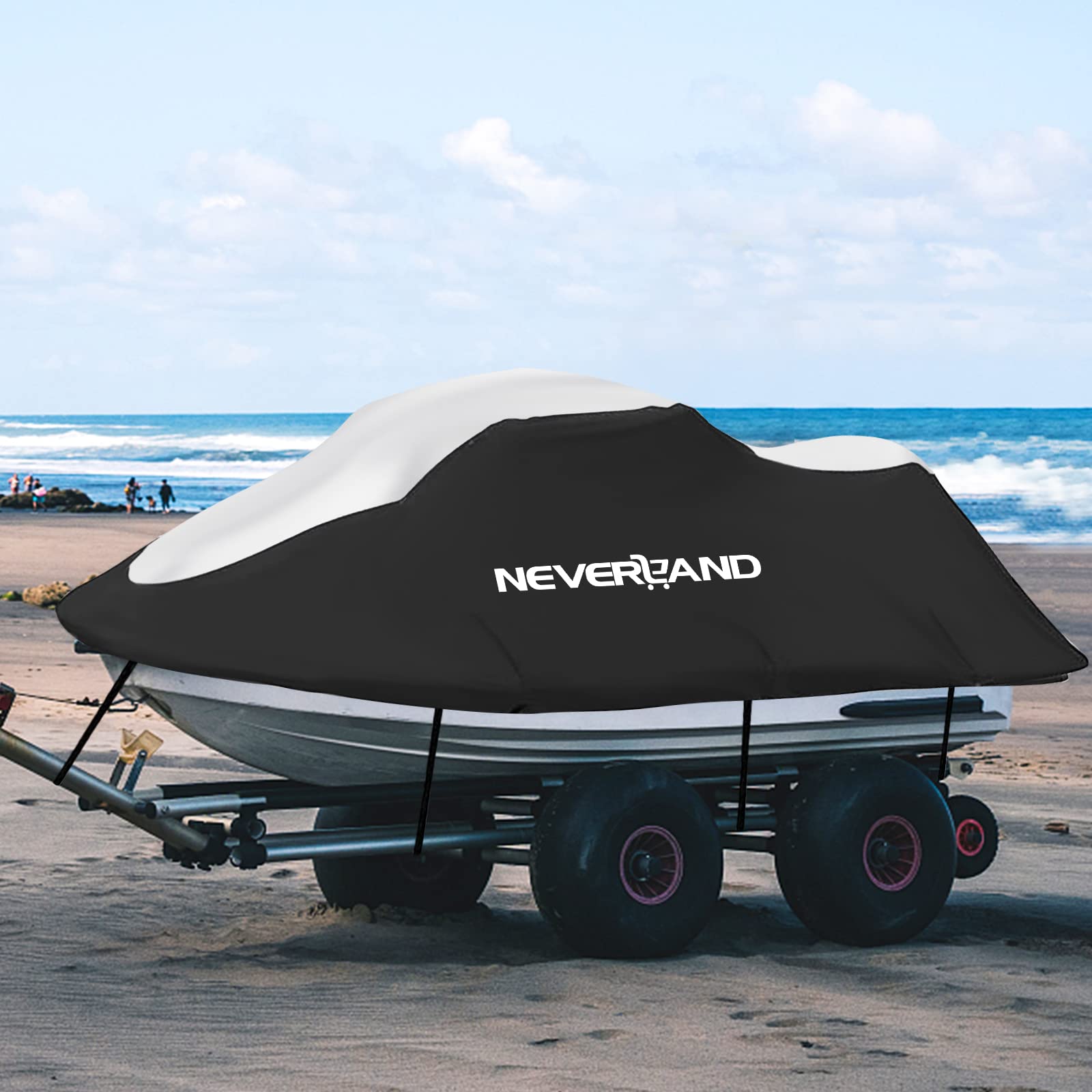 Neverland Jet Ski Cover 3 Seats Heavy Duty Waterproof 210D With 2 Air Vent Marine Grade Uv Resistant Compatible With Yamaha Sea-